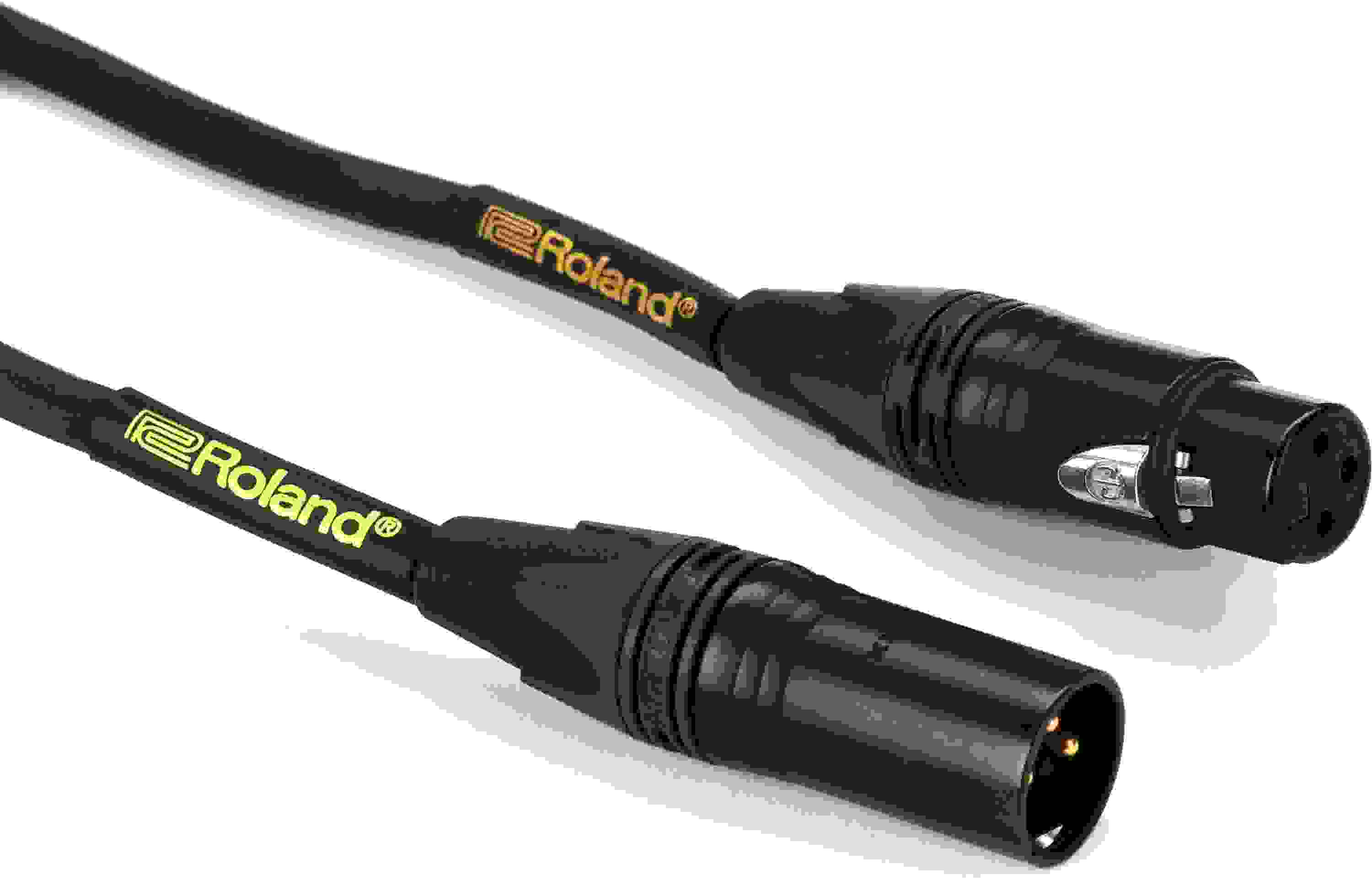 Roland RMC-G25 Gold Series XLR Female to XLR Male Cable - 25-foot