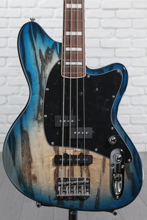 Ibanez Talman Bass Standard - Cosmic Blue Starburst