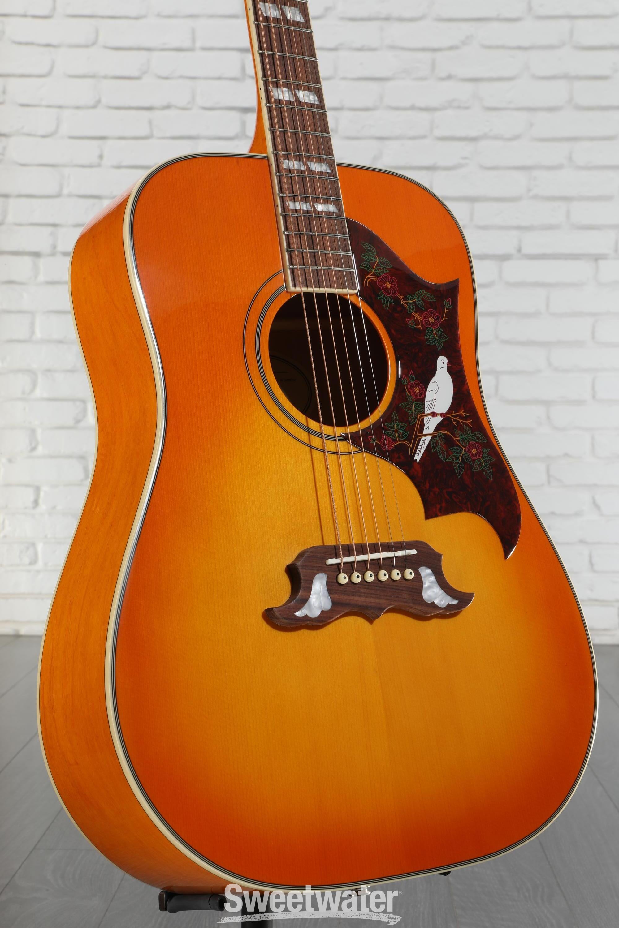エピフォン Epiphone DOVE PRO / VB Buy Epiphone Dove PRO Acoustic Electric Guitar | Sam Ash Music