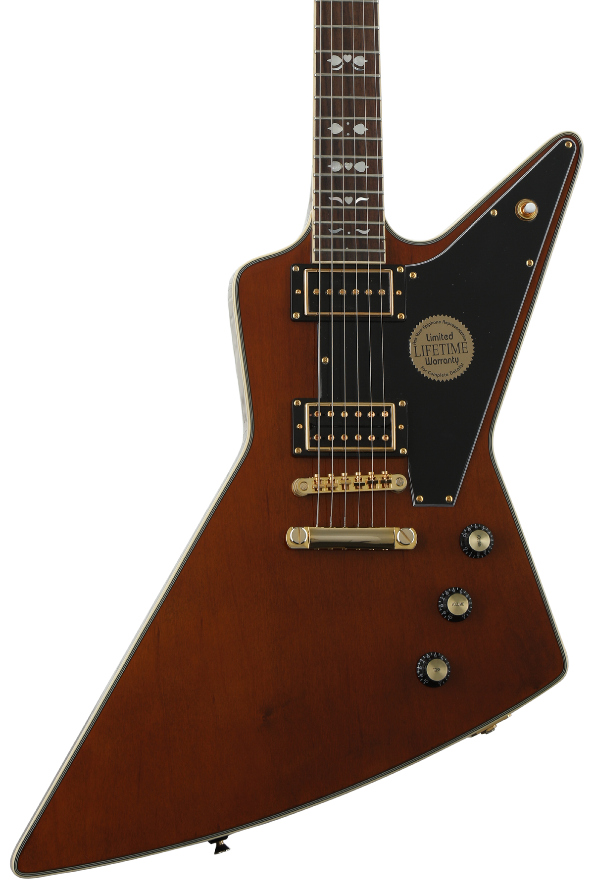 Epiphone Lee Malia Explorer Custom Artisan - Walnut | Sweetwater