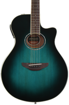 Yamaha APX600 Thinline Cutaway Acoustic-electric Guitar - Oriental Blue  Burst | Sweetwater