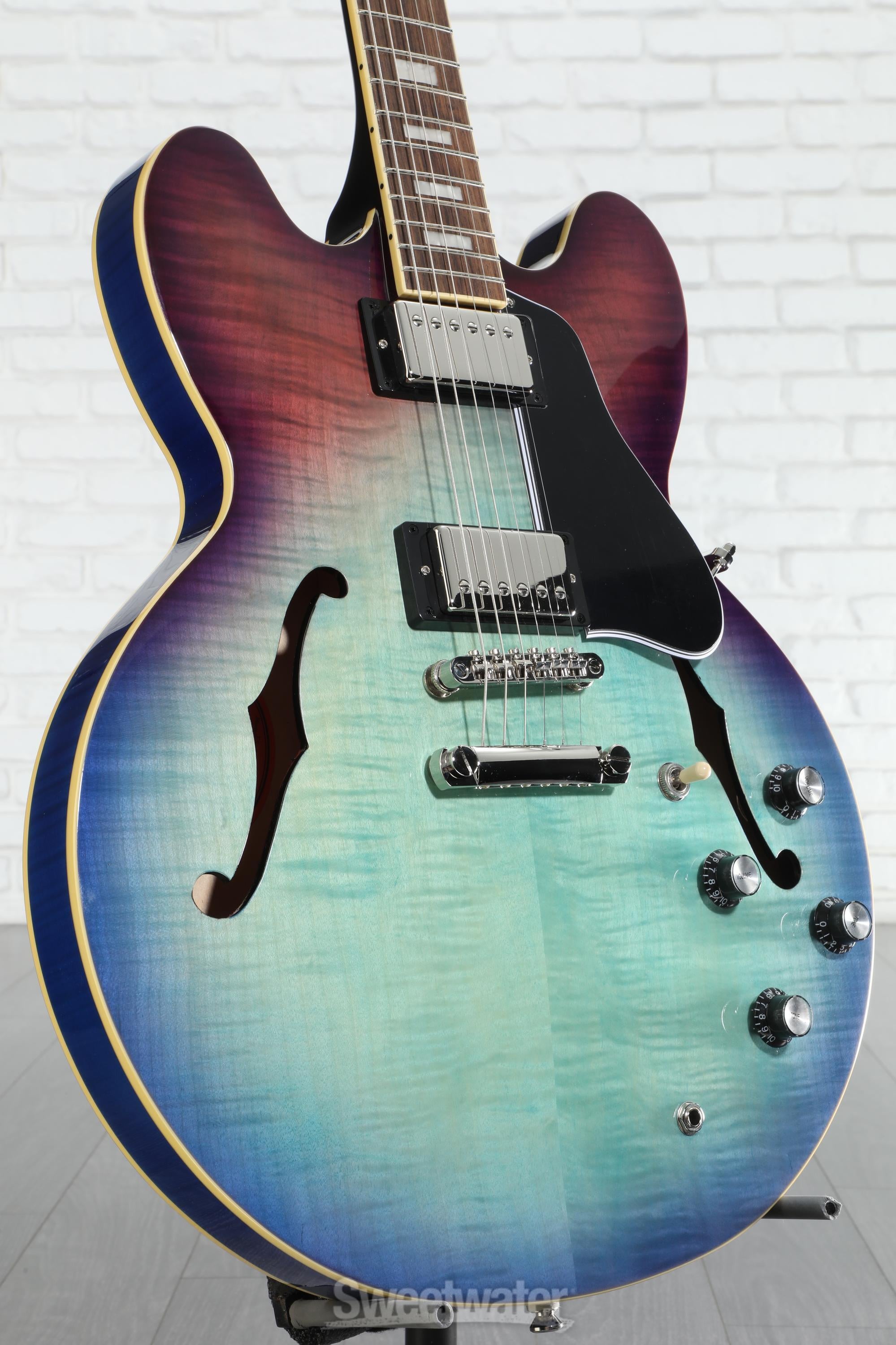 Epiphone ES-335 Figured Semi-hollowbody - Blueberry Burst