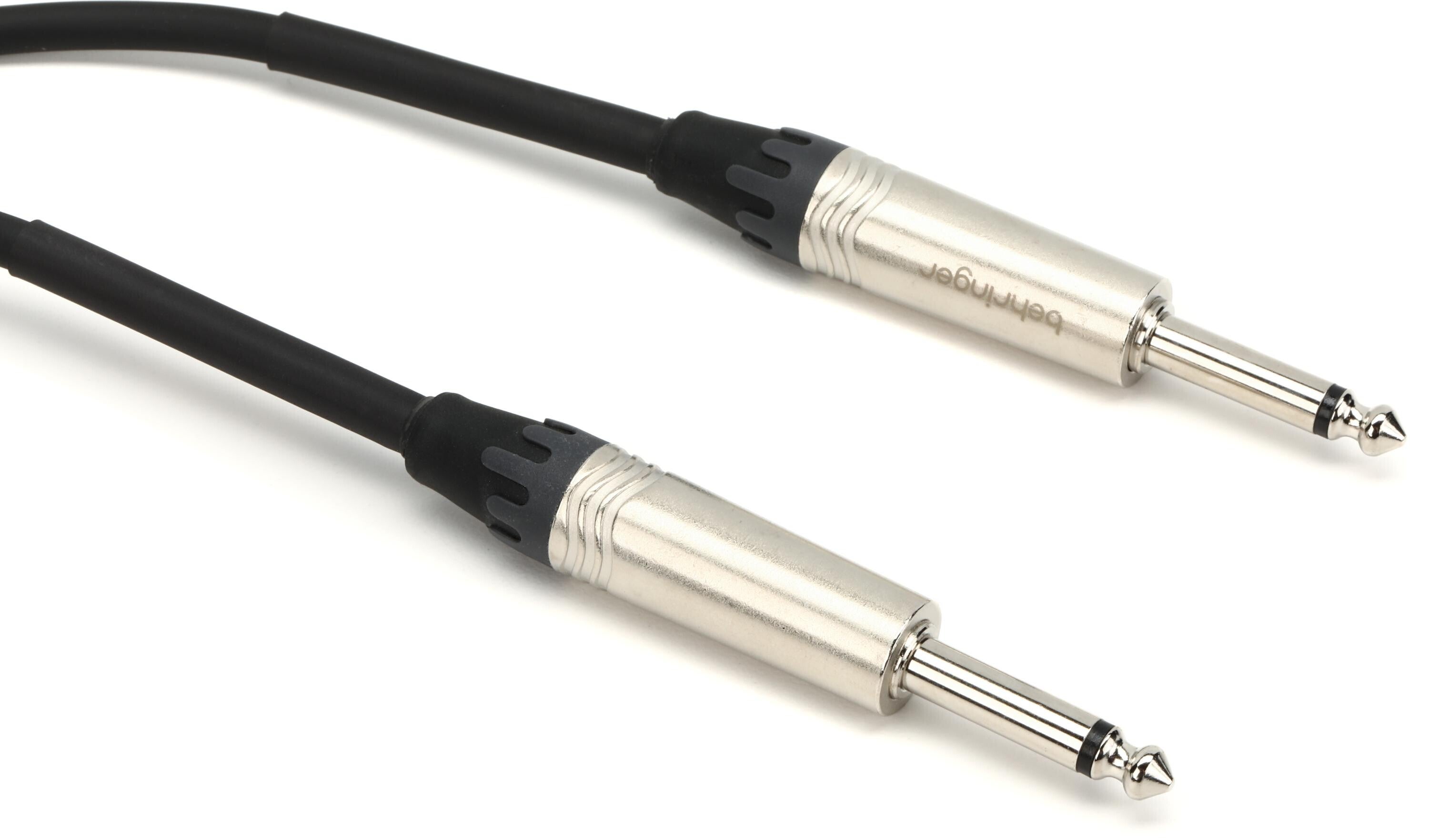 Photo of Behringer GIC300 1/4-inch TS Male to 1/4-inch TS Male Instrument Cable - 9.8-foot