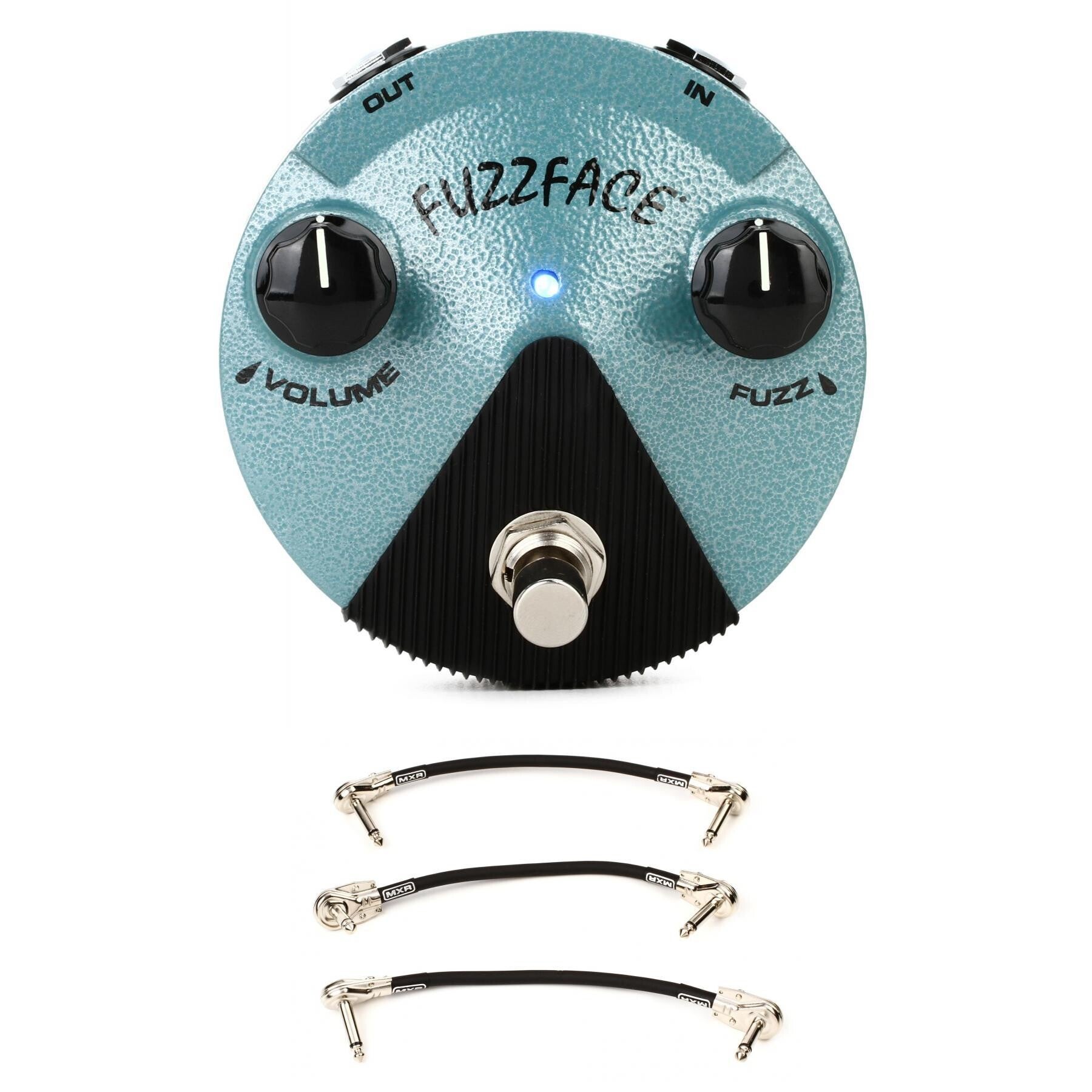 Dunlop FFM3 Jimi Hendrix Fuzz Face Mini Pedal with Patch Cables