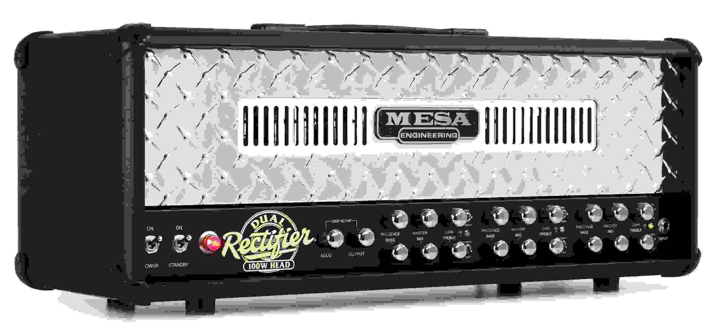 Mesa/Boogie Dual Rectifier 100-watt Tube Head - Diamond Faceplate