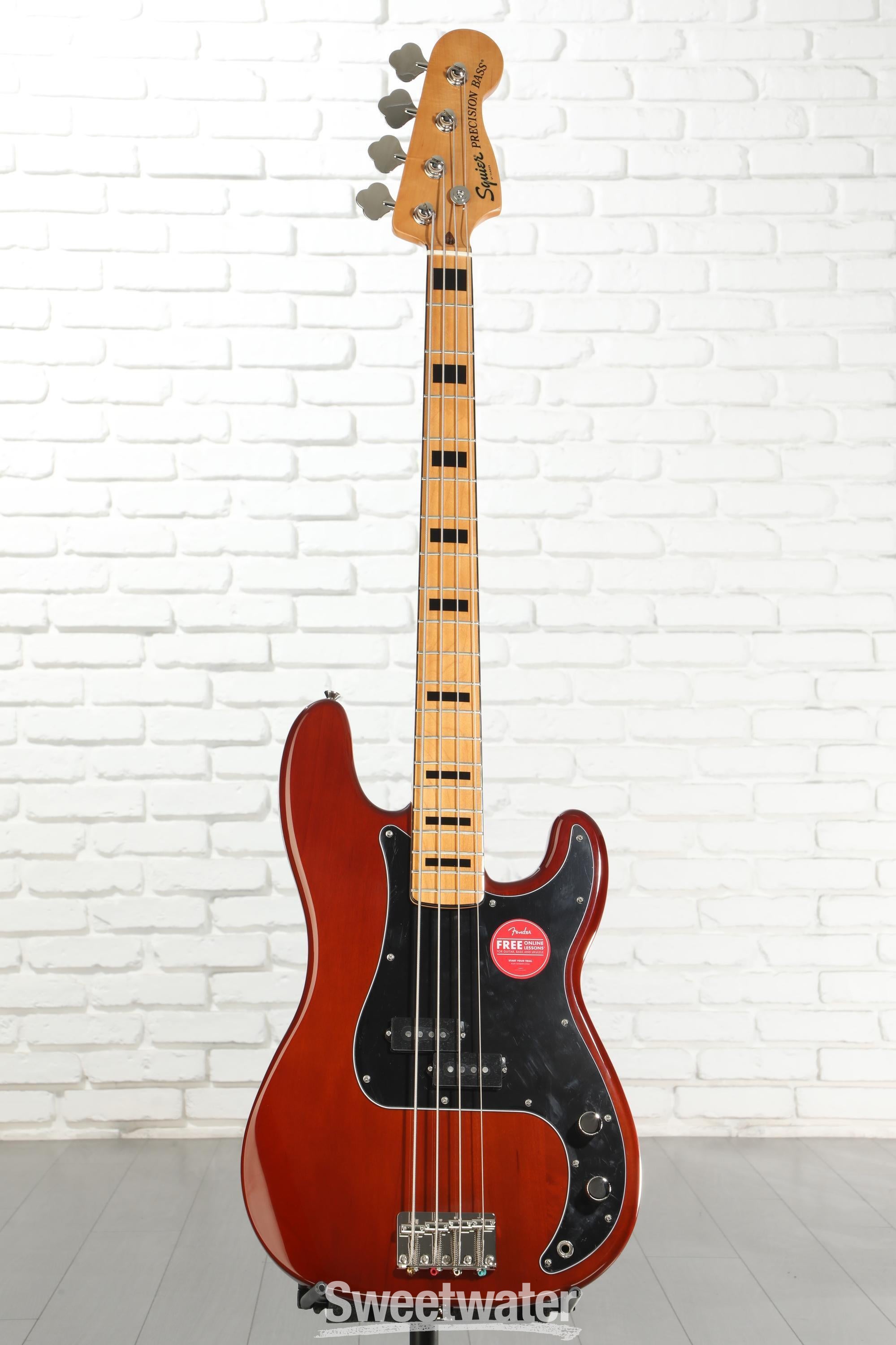 Squier Classic Vibe '70s Precision Bass - Walnut | Sweetwater