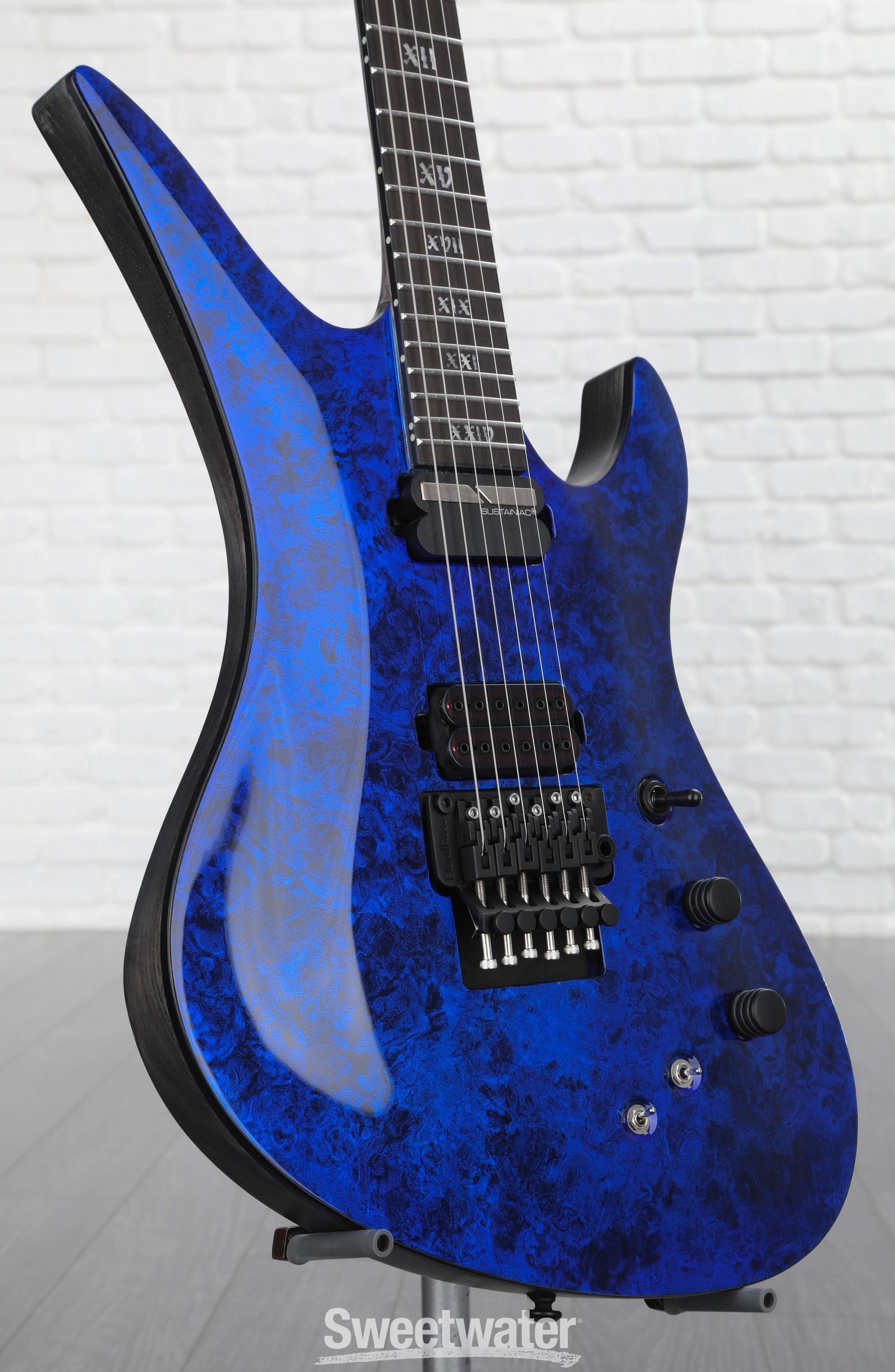 Schecter Avenger FR S Apocalypse Electric Guitar - Blue Reign
