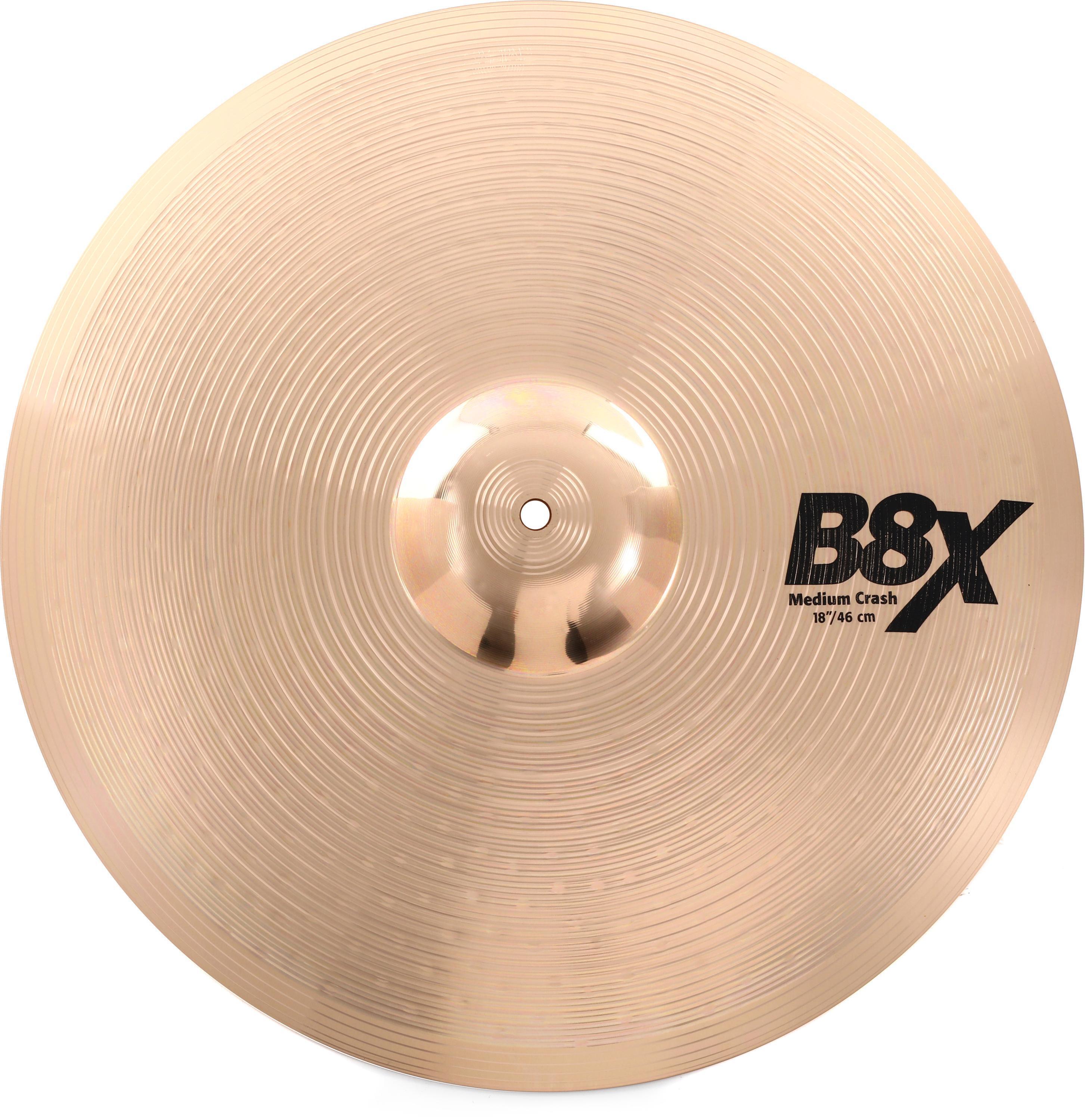 18 inch B8X Medium Crash Cymbal - Sweetwater