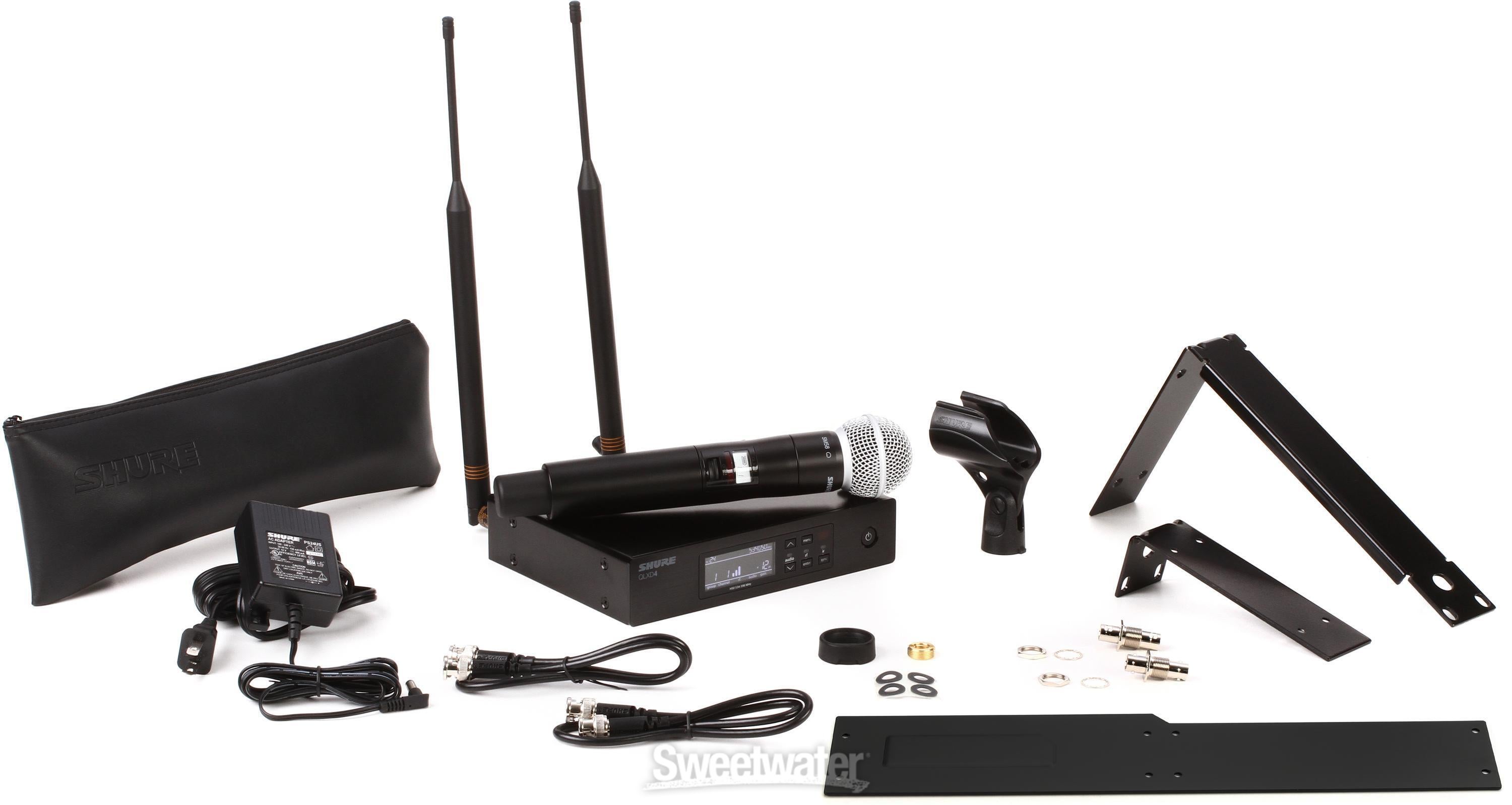 Shure QLXD24/SM58 Digital Wireless Handheld Microphone System