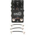 Photo of Keeley Halo Andy Timmons Dual Echo Pedal with 3 Patch Cables