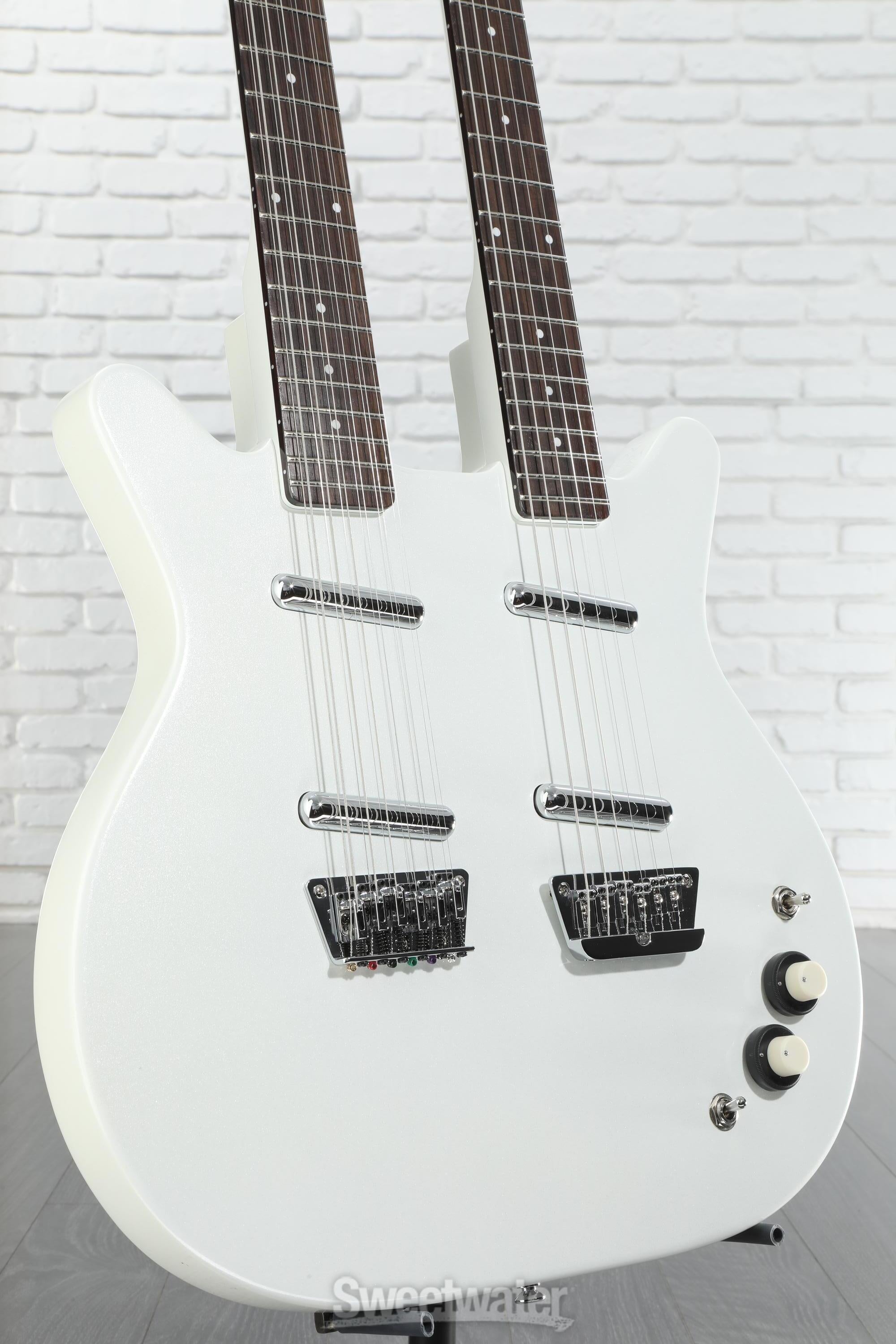 ダンエレクトロ Danelectro Double Neck 6-12 DANO DOUBLENECK WHITE – Motor City Guitar