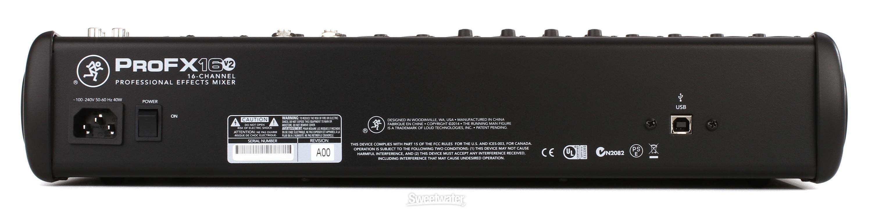 マッキーアナログミキサー ＰＲＯ ＦＸ16Ｖ2 中古品 マッキーアナログミキサー PRO FX16V2 中古品 マッキーアナログ