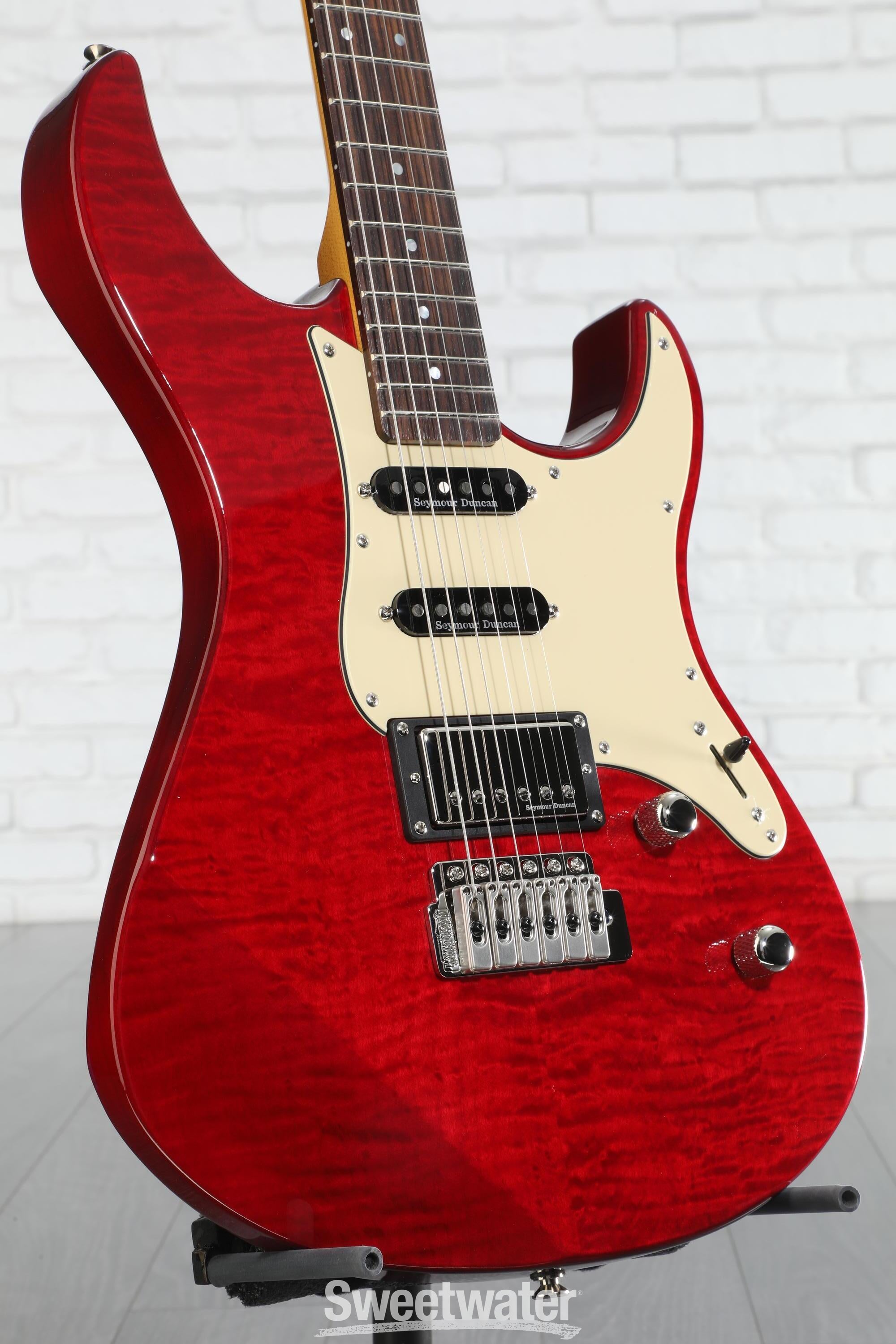 Yamaha PAC612VIIFMX Pacifica Electric Guitar - Fired Red | Sweetwater
