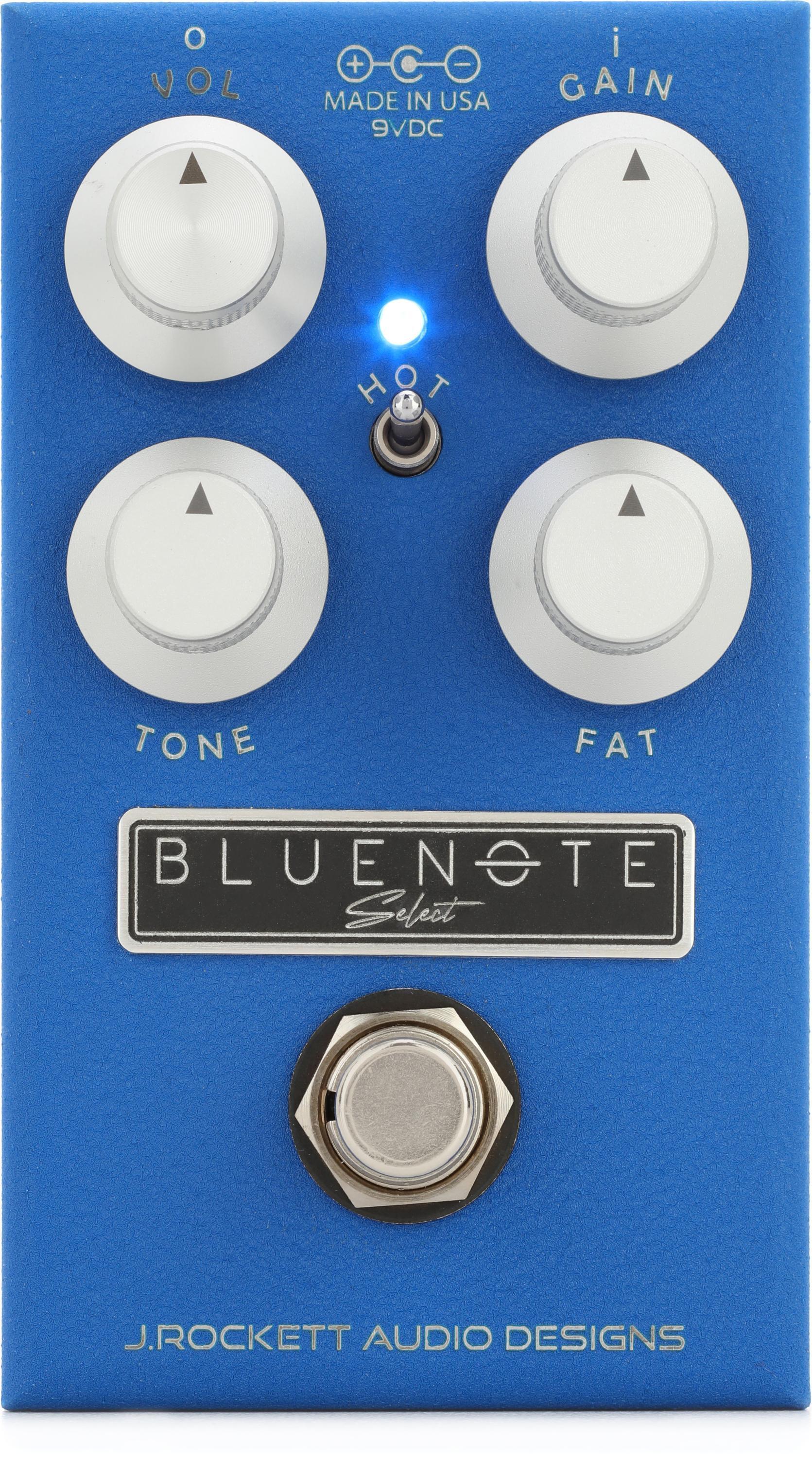 J. Rockett Audio Designs Blue Note Select Boost/Overdrive Pedal Reviews |  Sweetwater