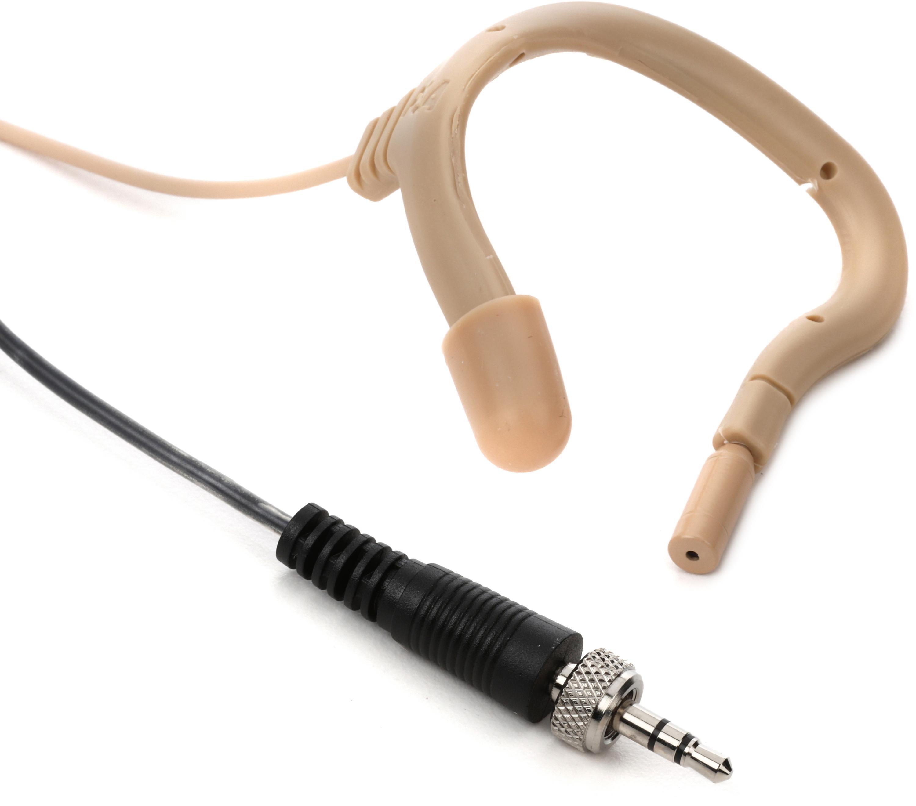 Photo of Point Source Audio Embrace EO-8WL Omnidirectional Earset Microphone with 3.5mm Connector for Sennheiser Wireless - Beige