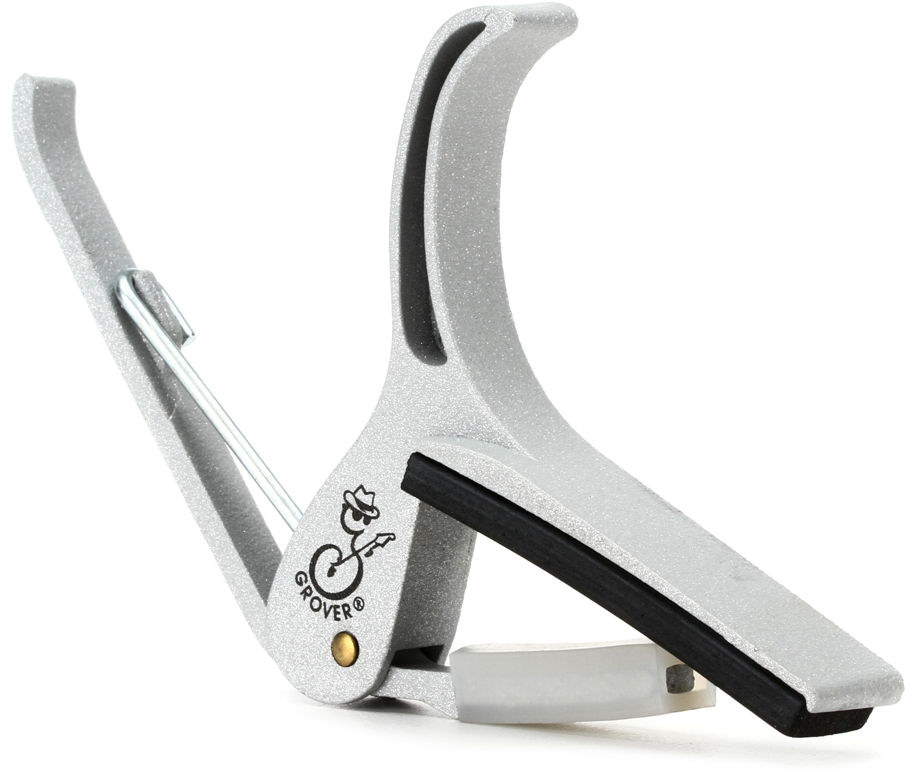 Grover GP750 Ultra Capo Matte Silver Sweetwater