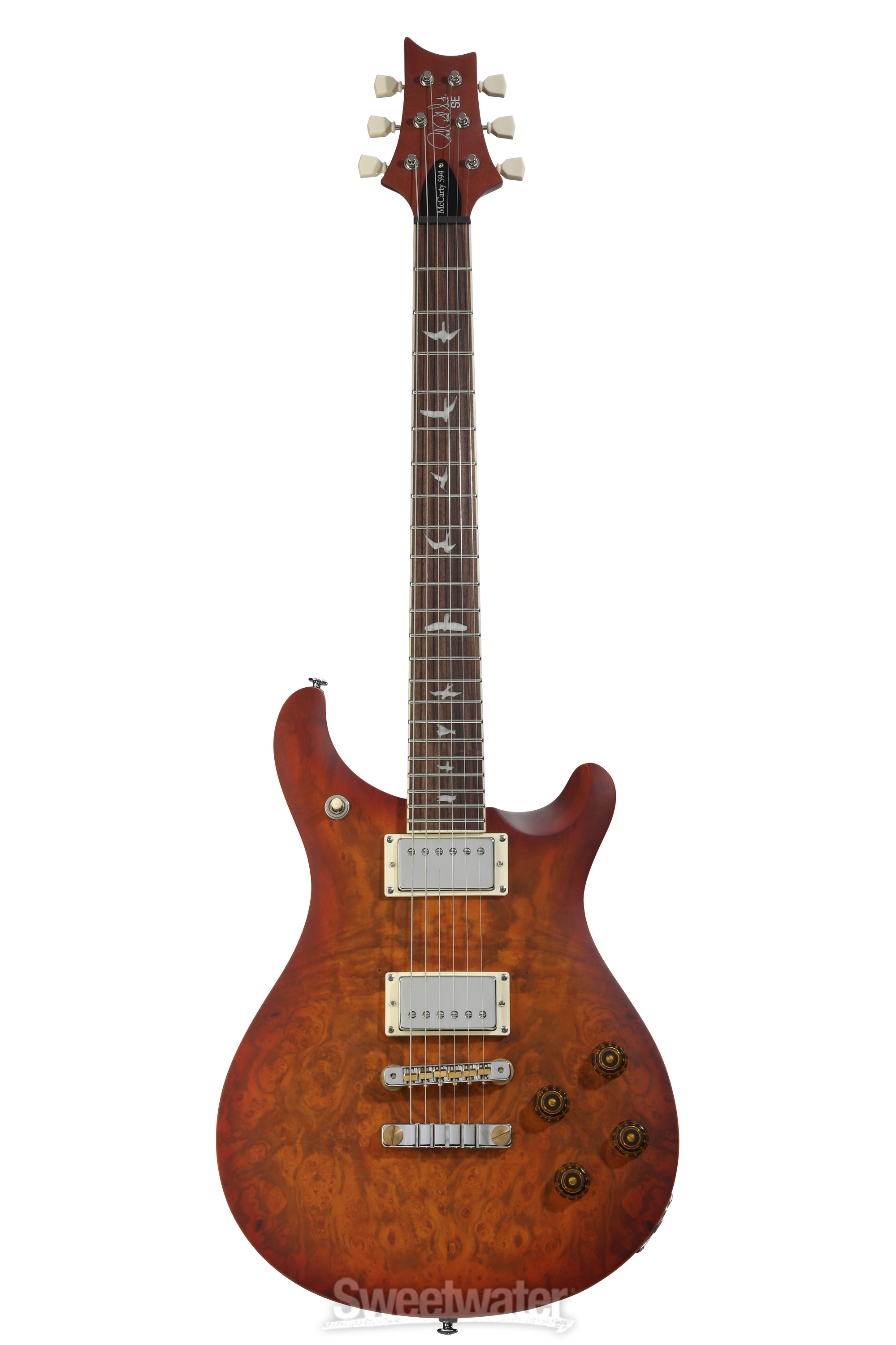 PRS SE McCarty 594 Exotic Electric Guitar - Vintage Sunburst