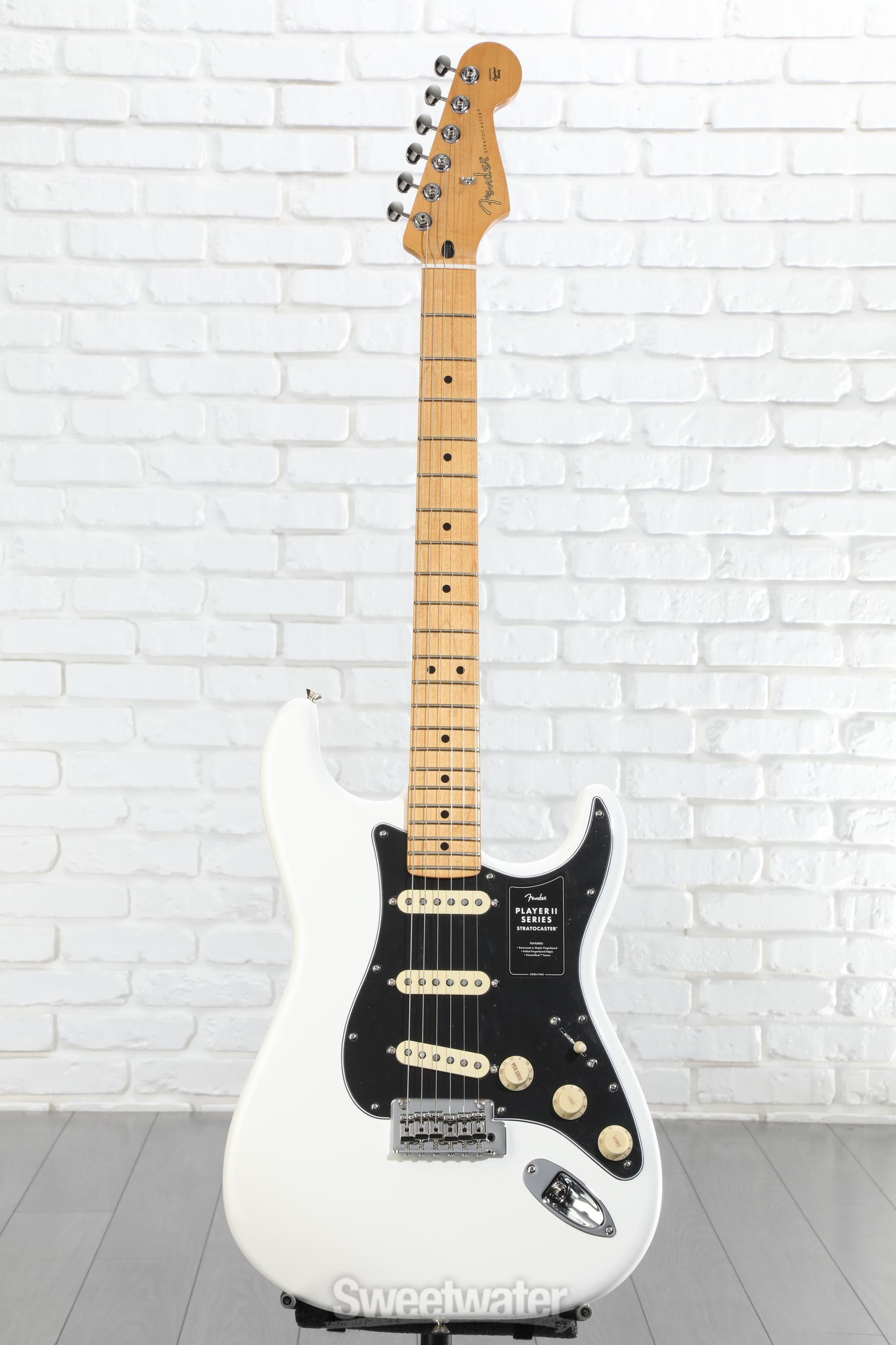 Fender Player II Stratocaster Electric Guitar - Polar White with