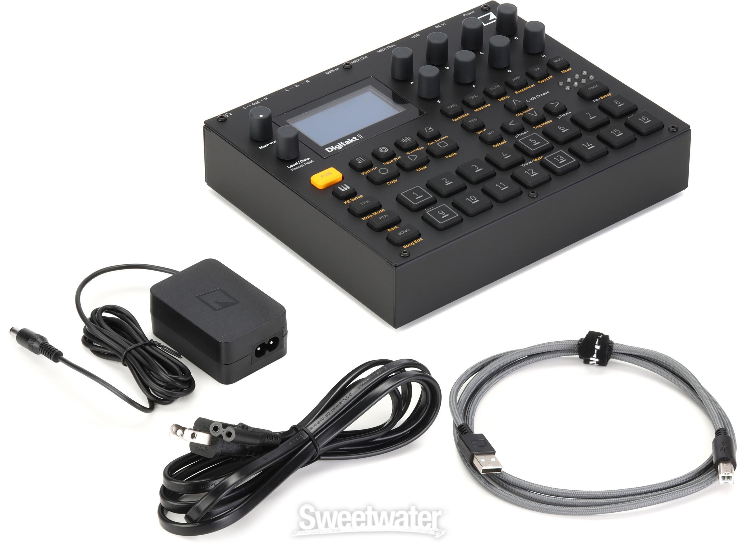 Elektron Digitakt II 16-track Stereo Drum Computer and Sampler | Sweetwater