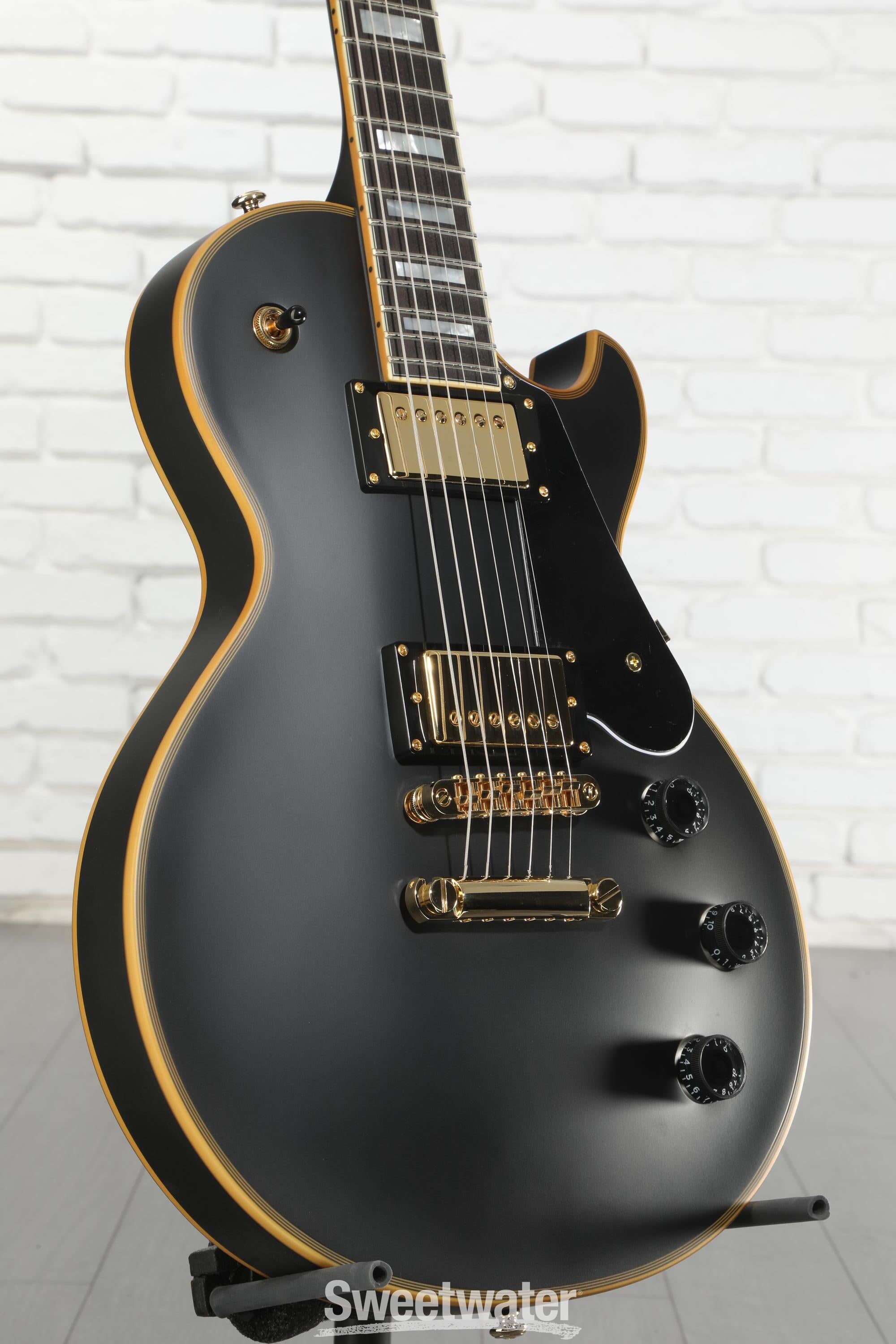 Schecter Solo-II Custom Electric Guitar - Aged Black Satin