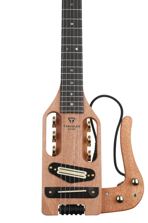 Traveler Guitar Pro-Series Deluxe - Natural Mahogany | Sweetwater