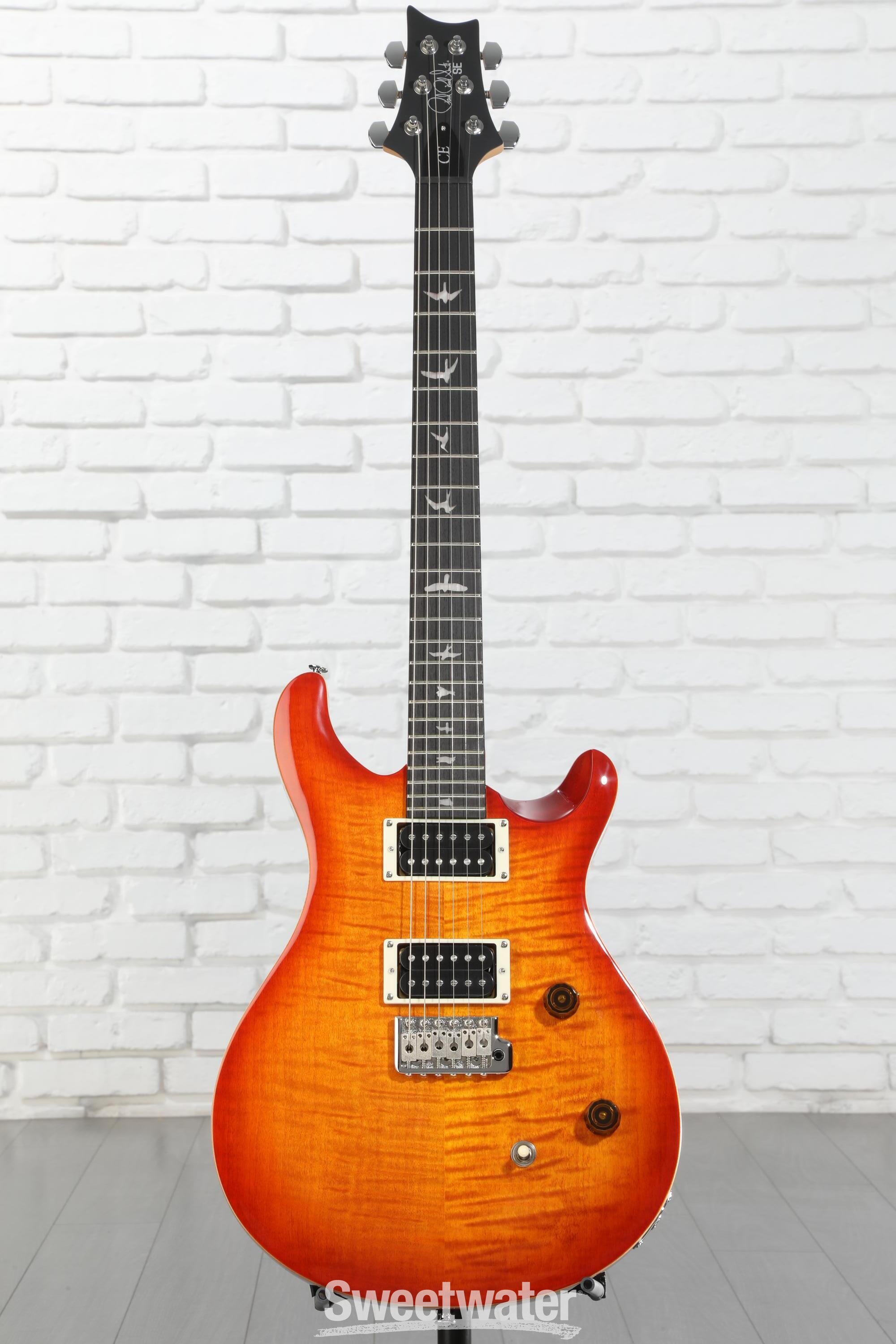 ギター PRS SE CE24 PRS SE CE24 Standard Satin Electric Guitar, Charcoal