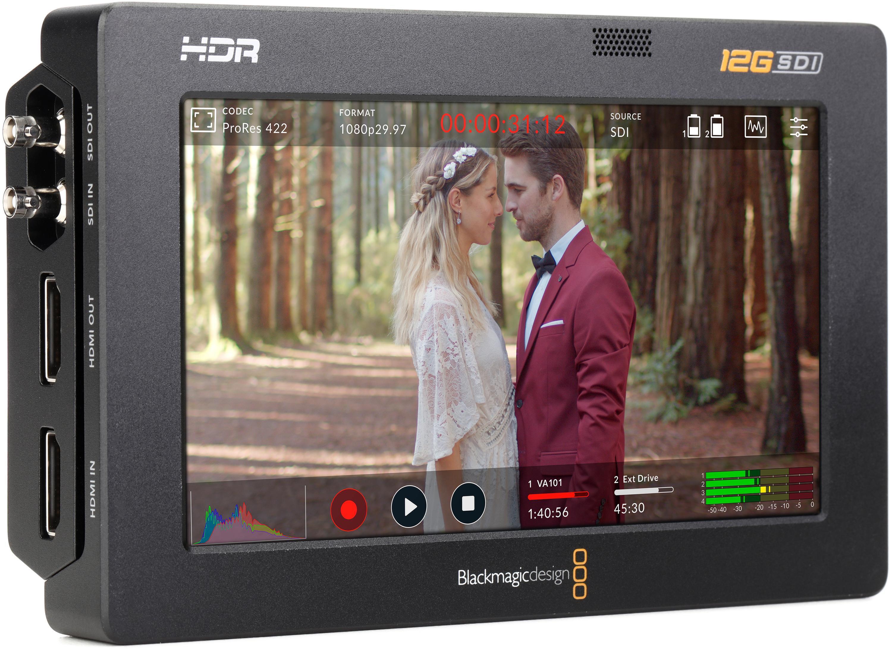 Blackmagic Design Video Assist 5-inch 12G HDR Portable Monitor ...