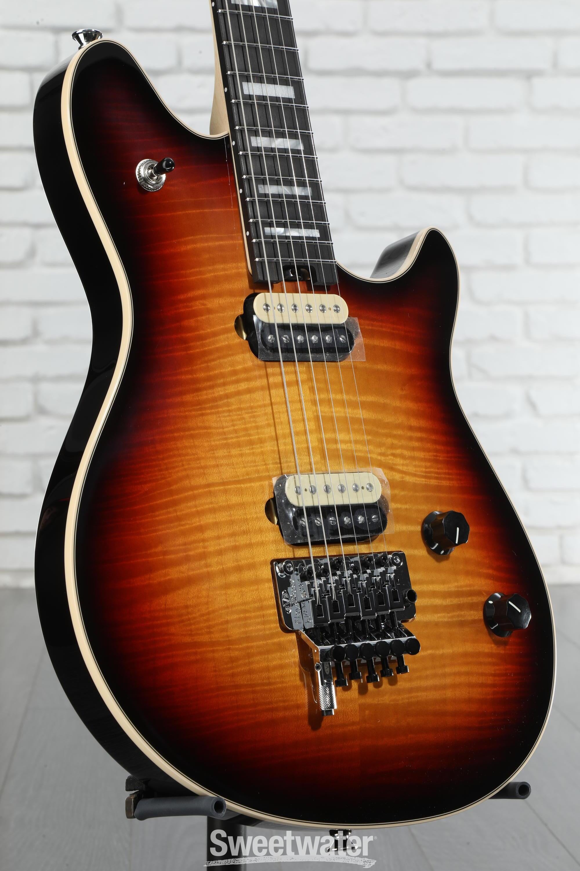 EVH Wolfgang USA 5A Flame Maple Top - 3-tone Sunburst