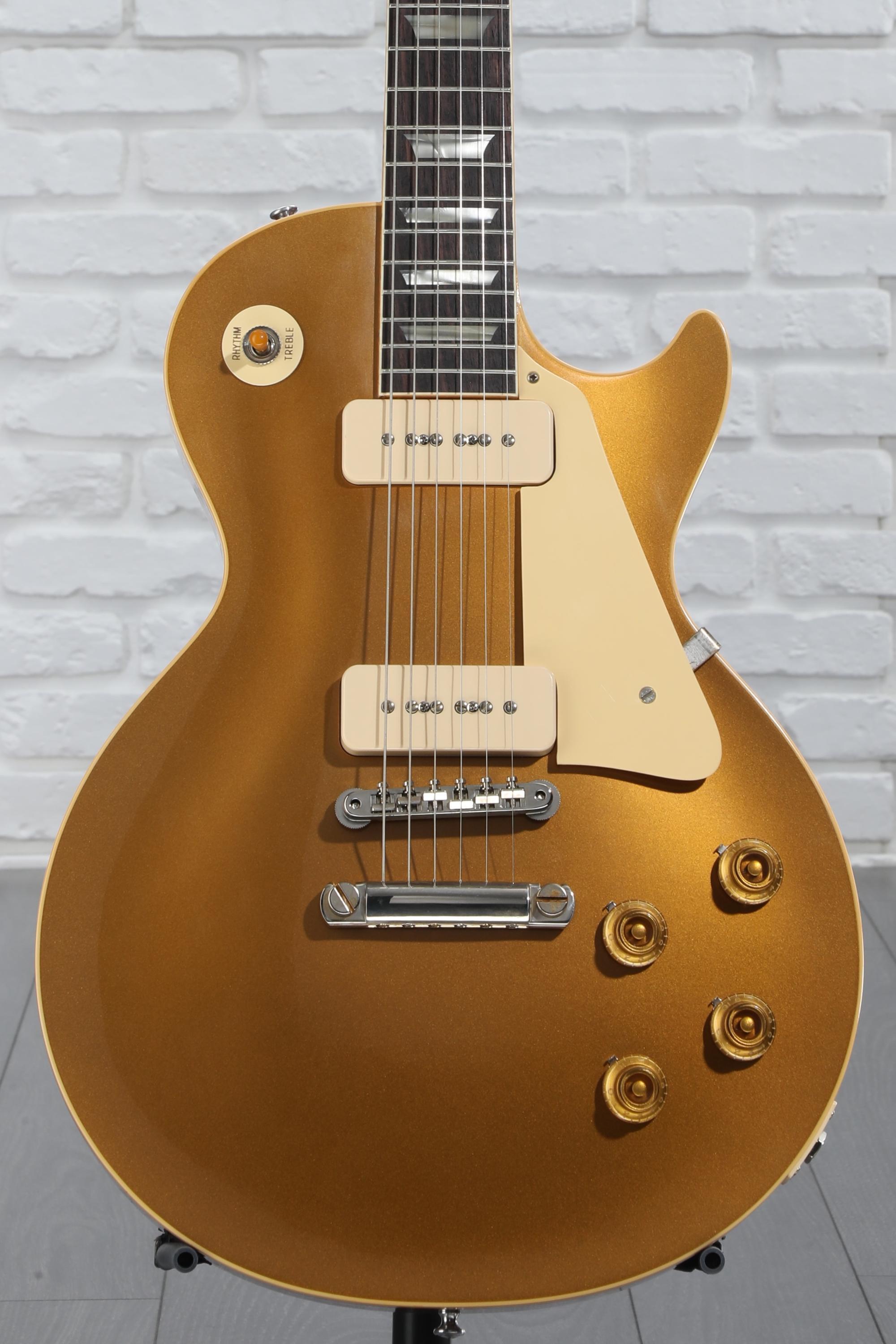 ギター Gibson 1956 Les Paul Gold Top Gibson 1956 Les Paul Gold Top Custom Shop Reissue - Double