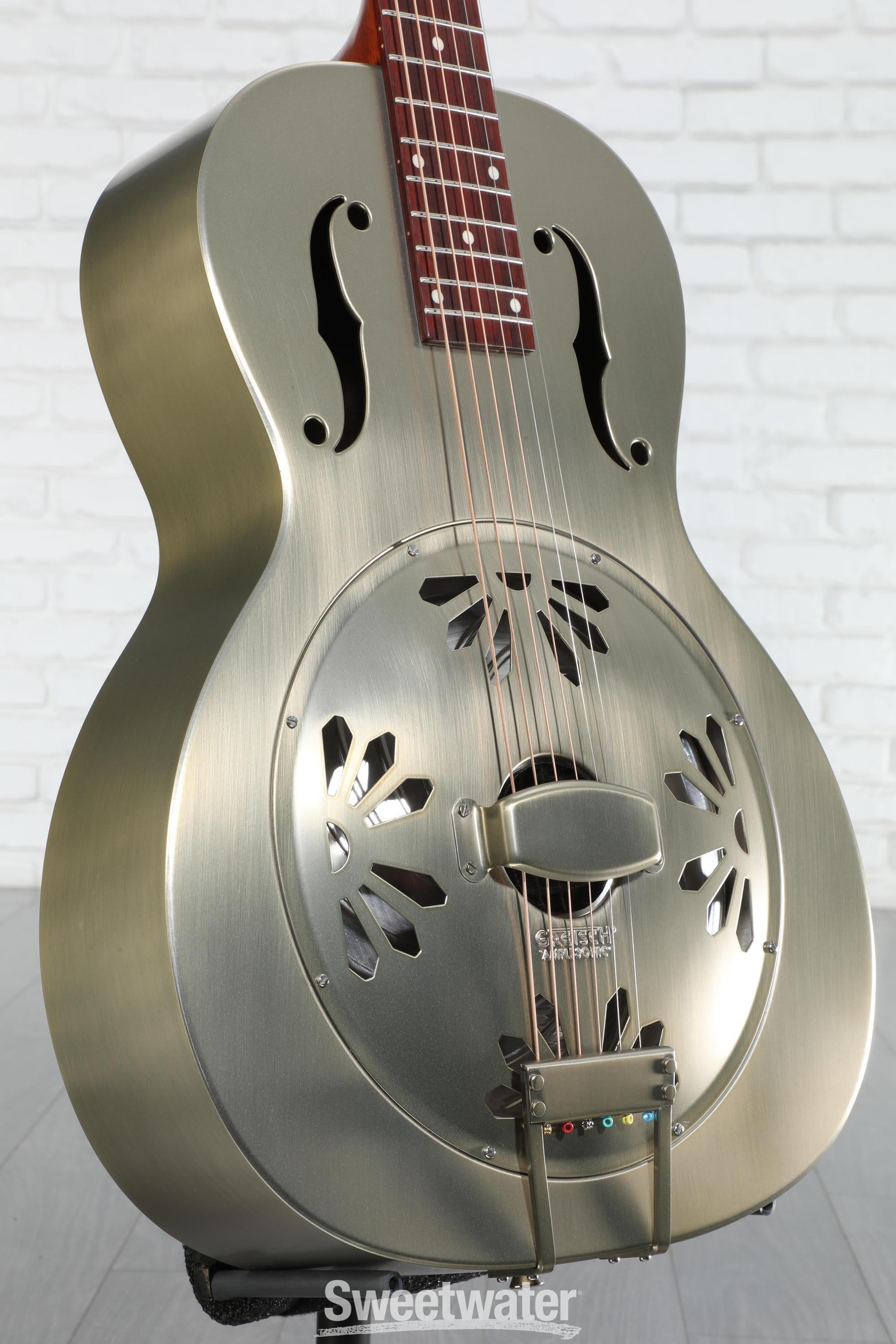 GRETSCH G9201 Honey Dipper リゾネーターギター Amazon.com: Gretsch G9201 Honey Dipper Round-Neck, Brass