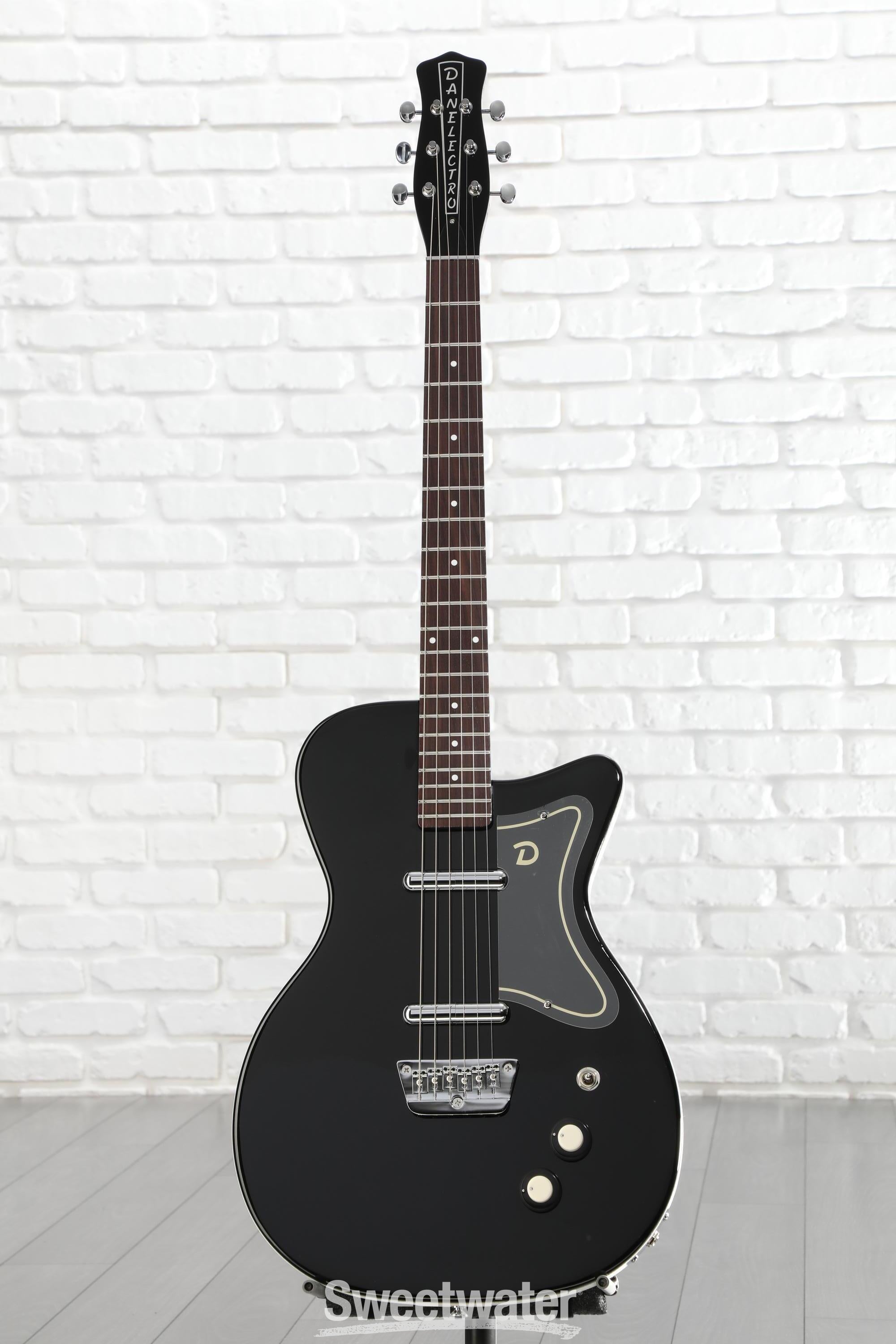 Danelectro '56 U2 Electric Guitar - Black Reviews | Sweetwater