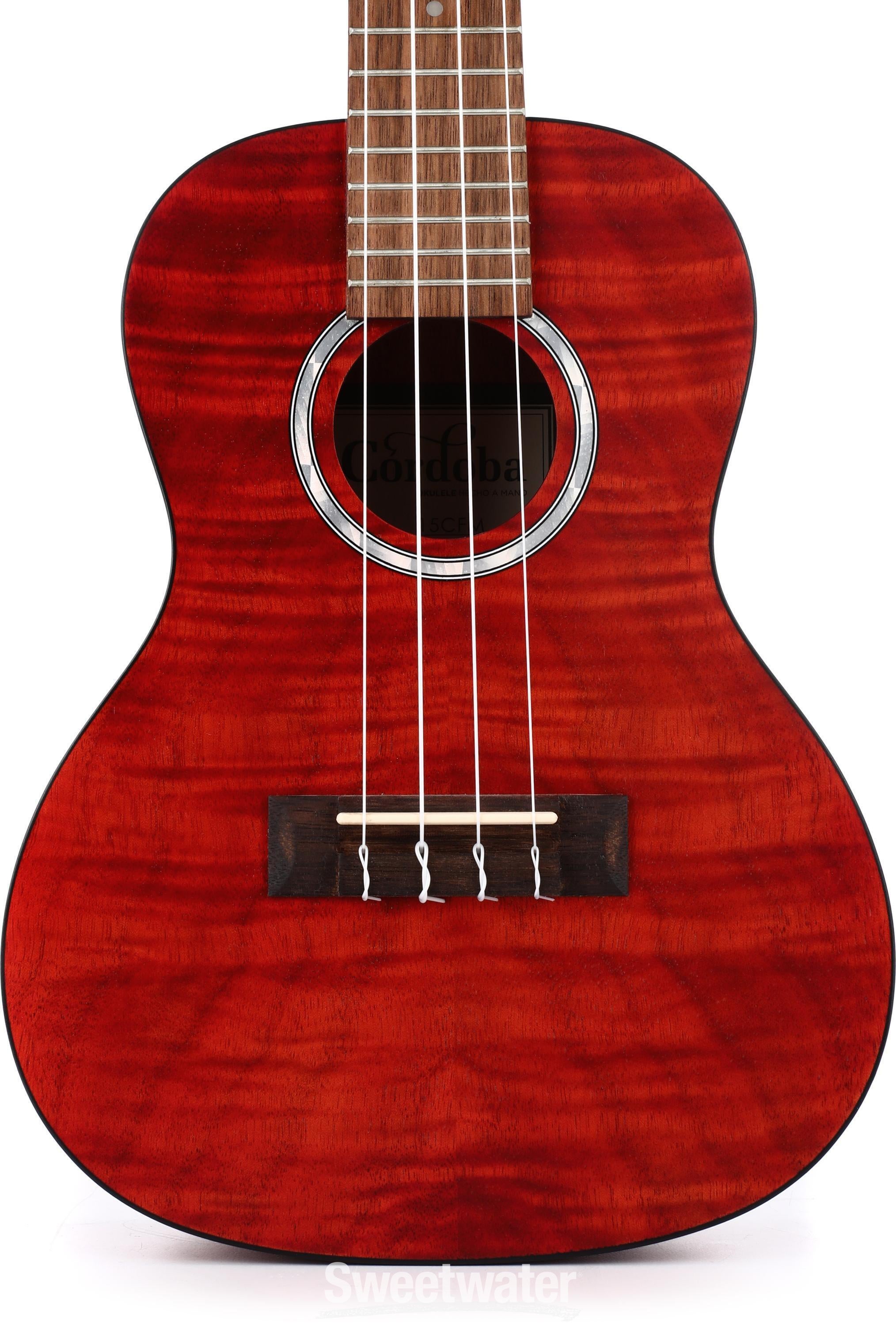 Cordoba 15CFM Concert Ukulele - Rose Red