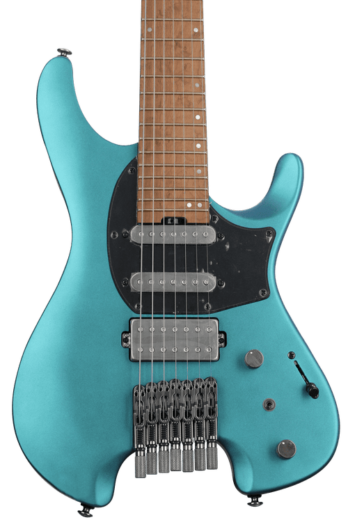 ギター Ibanez Q547-BMM Ibanez Q547 7-string Electric Guitar - Blue Chameleon Metallic