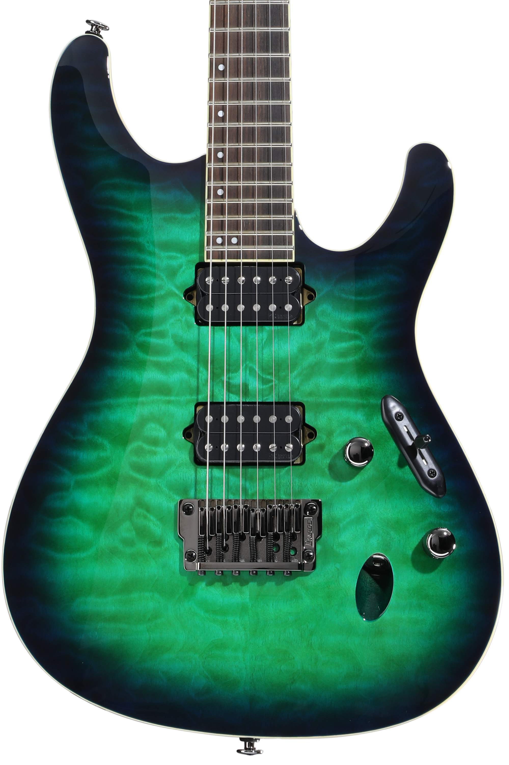Ibanez Prestige S6521Q Electric Guitar - Surreal Blue Burst