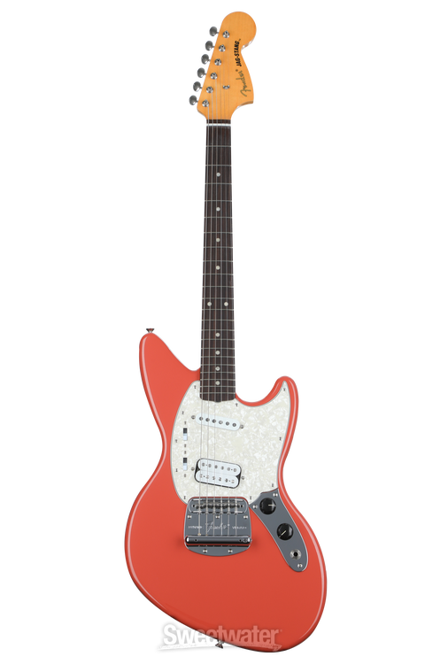 Fender Kurt Cobain Jag-Stang Electric Guitar - Fiesta Red | Sweetwater