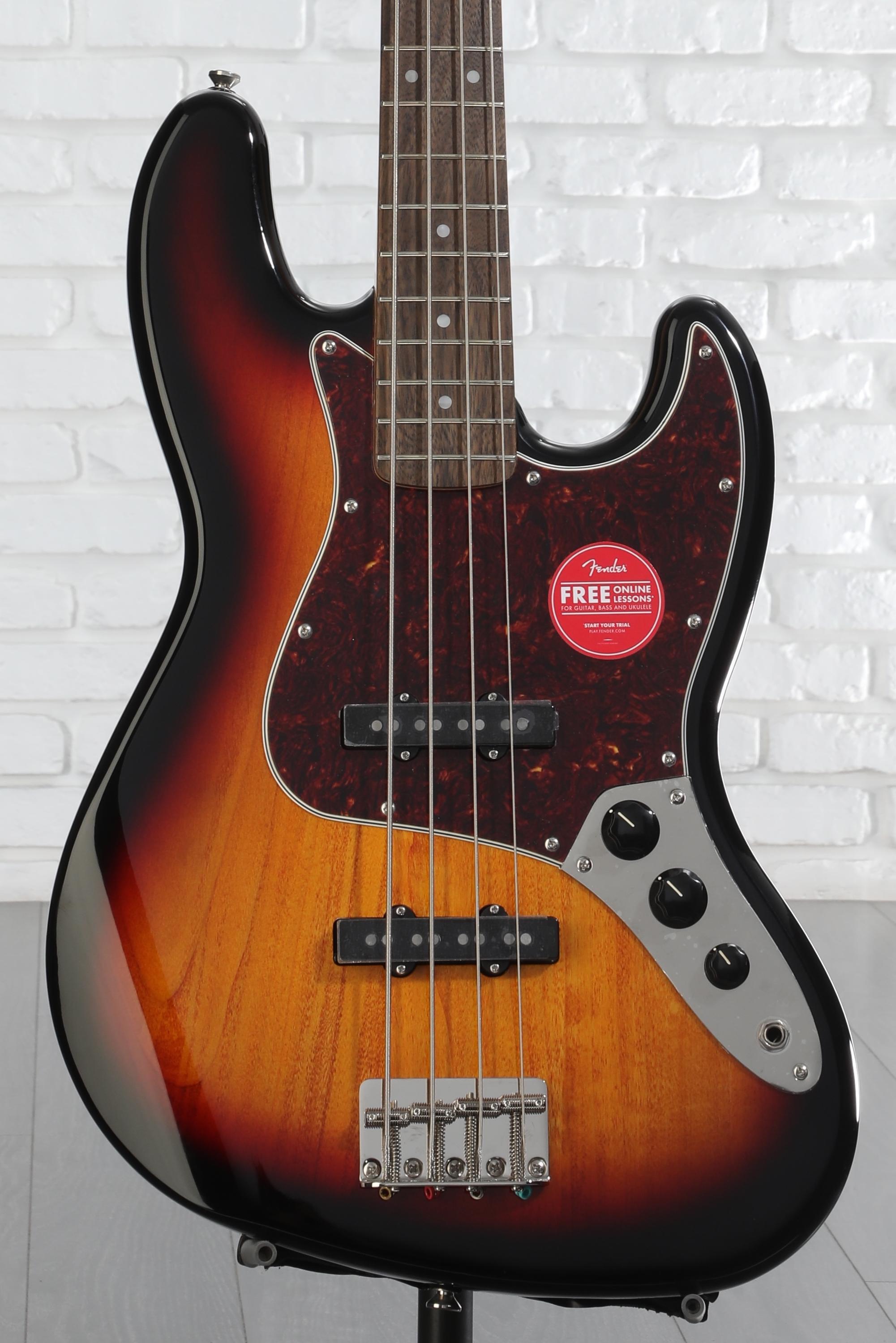 Squier Jazz Bass ClassicVibe 60’s Amazon.com: Squier Classic Vibe 60s Jazz Bass, 3-Color