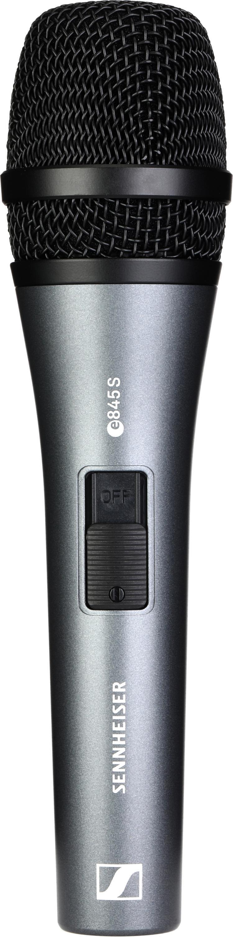 Sennheiser e 845-S Supercardioid Dynamic Vocal Microphone with On