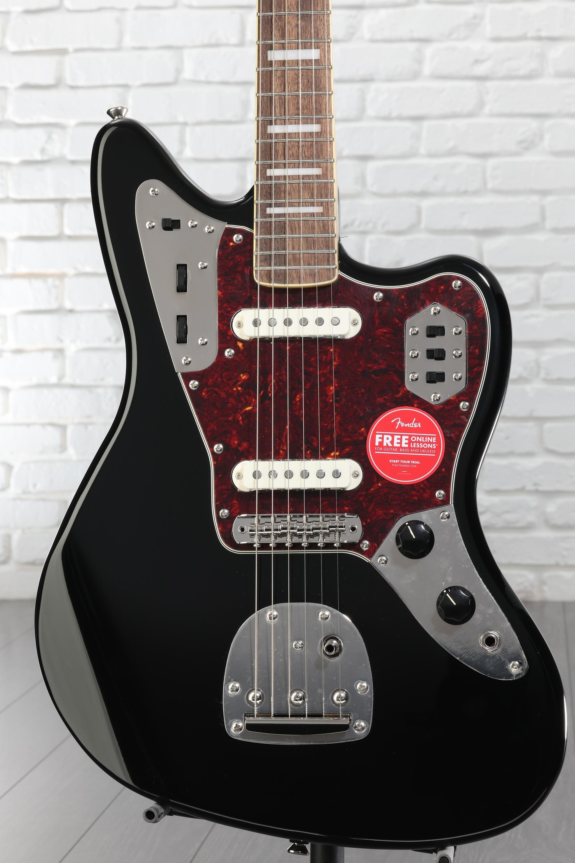 Squier Classic Vibe '70s Jaguar - Black | Sweetwater
