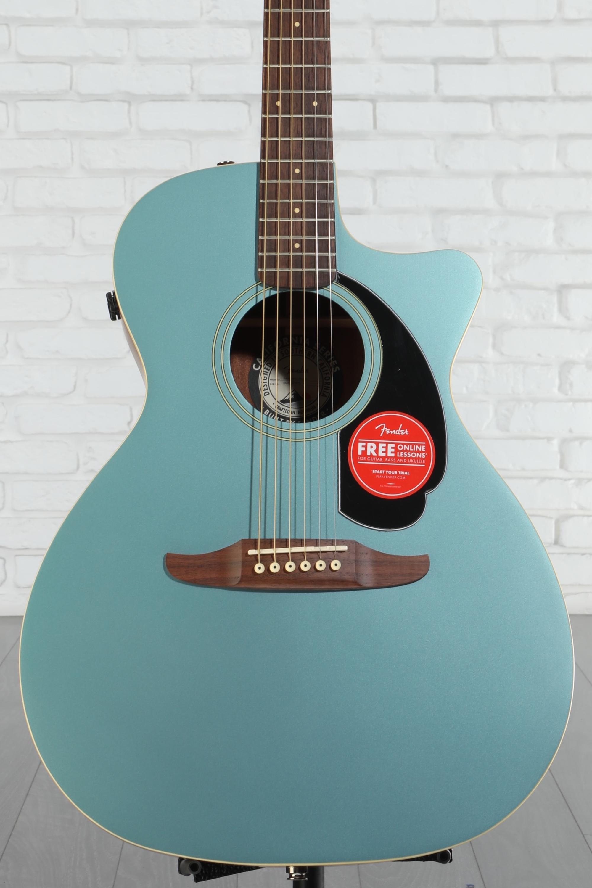 ギター Fender Acoustic Guitar Newporter Player Fender Newporter Player Acoustic-electric Guitar - Tidepool