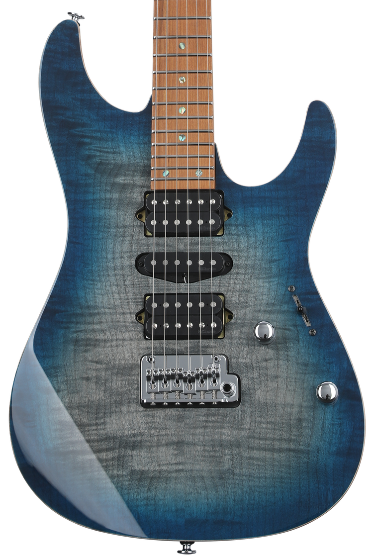 ギター Ibanez AZ2407F-SDE Prestige (Sodalite) Ibanez Prestige AZ2407F Electric Guitar - Sodalite | Sweetwater