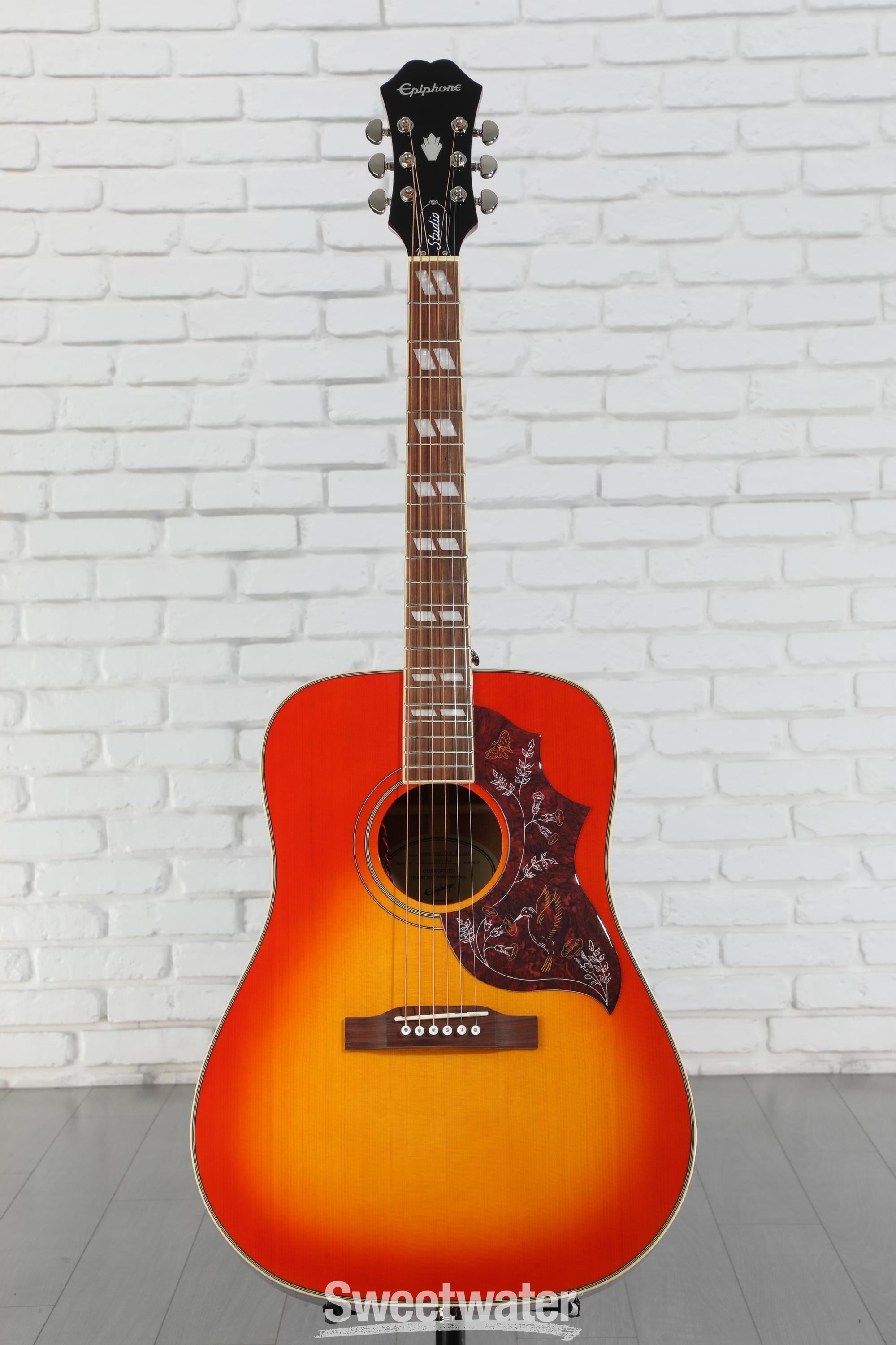Epiphone Hummingbird Studio Acoustic-Electric Guitar - Faded