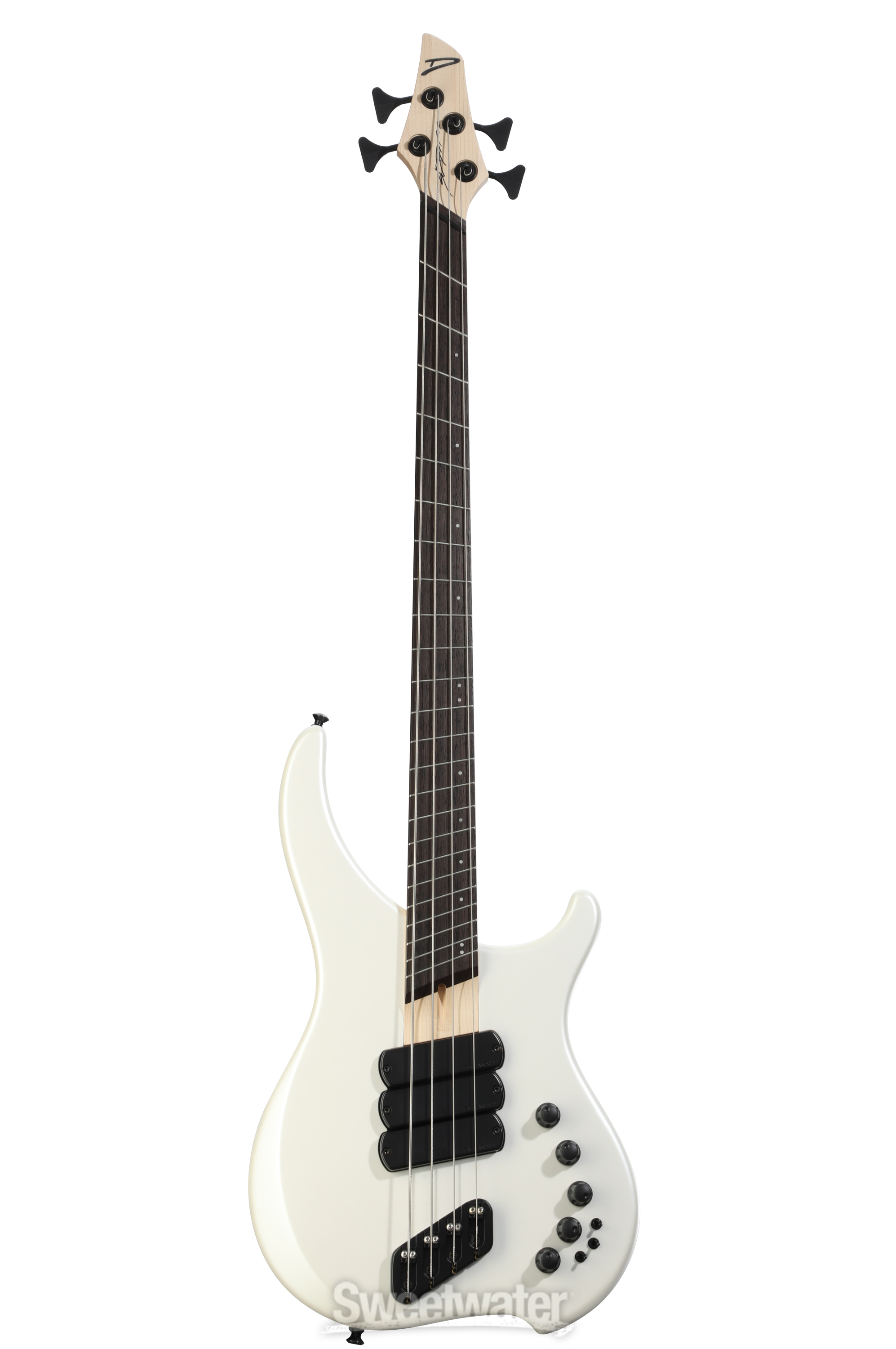 Dingwall Guitars ABZ 4-string Electric Bass - Ducati Matte Pearl White