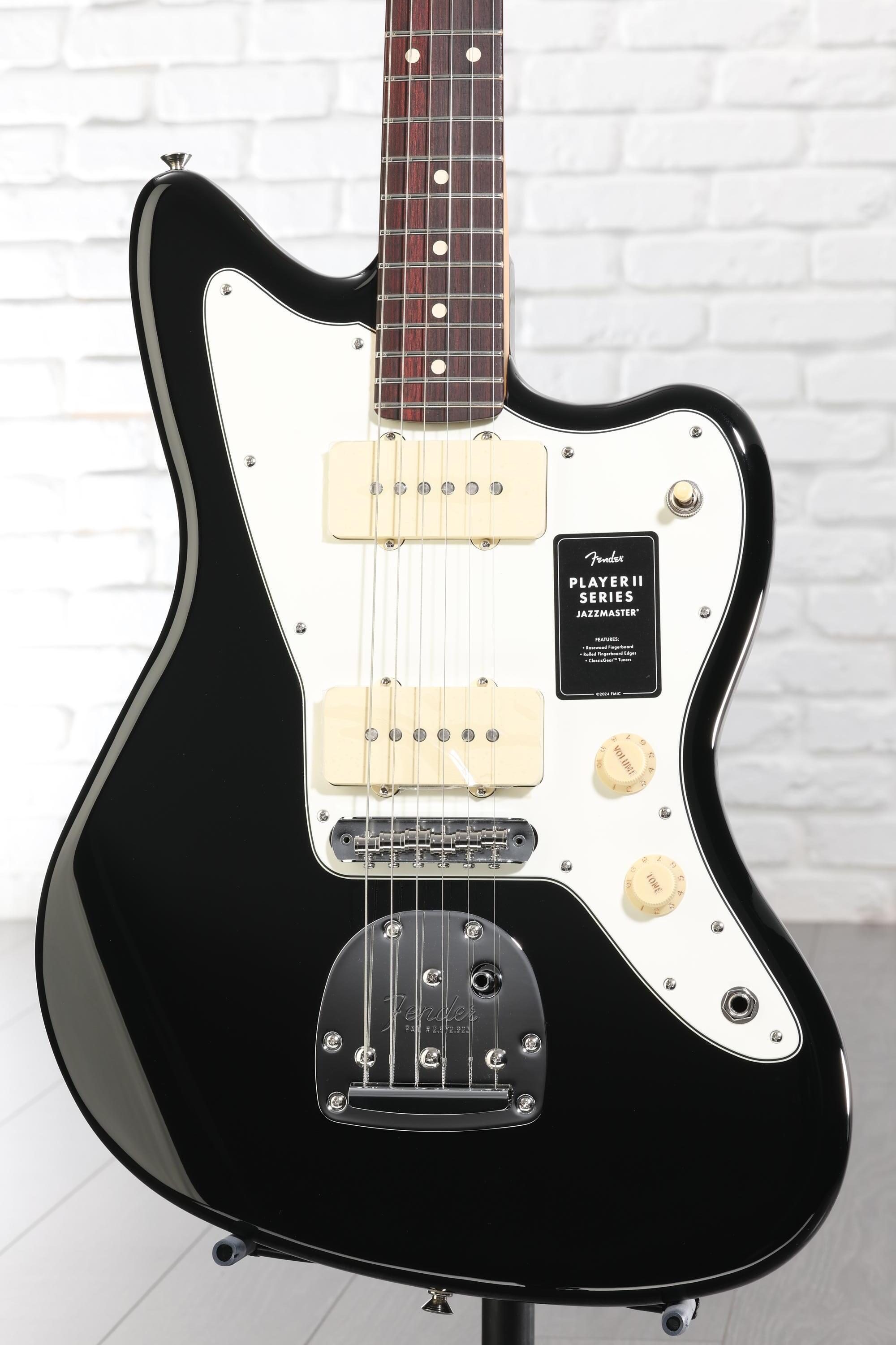 Fender Player II Jazzmaster Electric Guitar - Black | Sweetwater