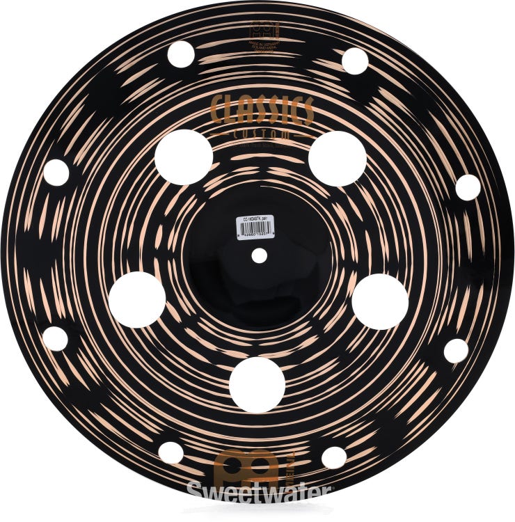 Meinl Cymbals Classics Custom Dark Set - 6/10/12/15/16/17/18/18/20/20 inch - with Free 22 inch bag and 5A Sticks