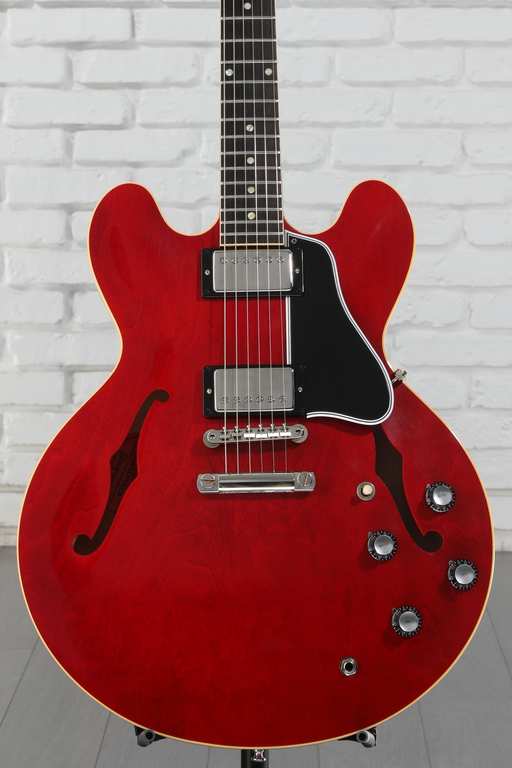 ギター Gibson custom 1960 ES-335 TDC Rei Gibson Custom 1961 ES-335 Reissue Electric Guitar - '60s