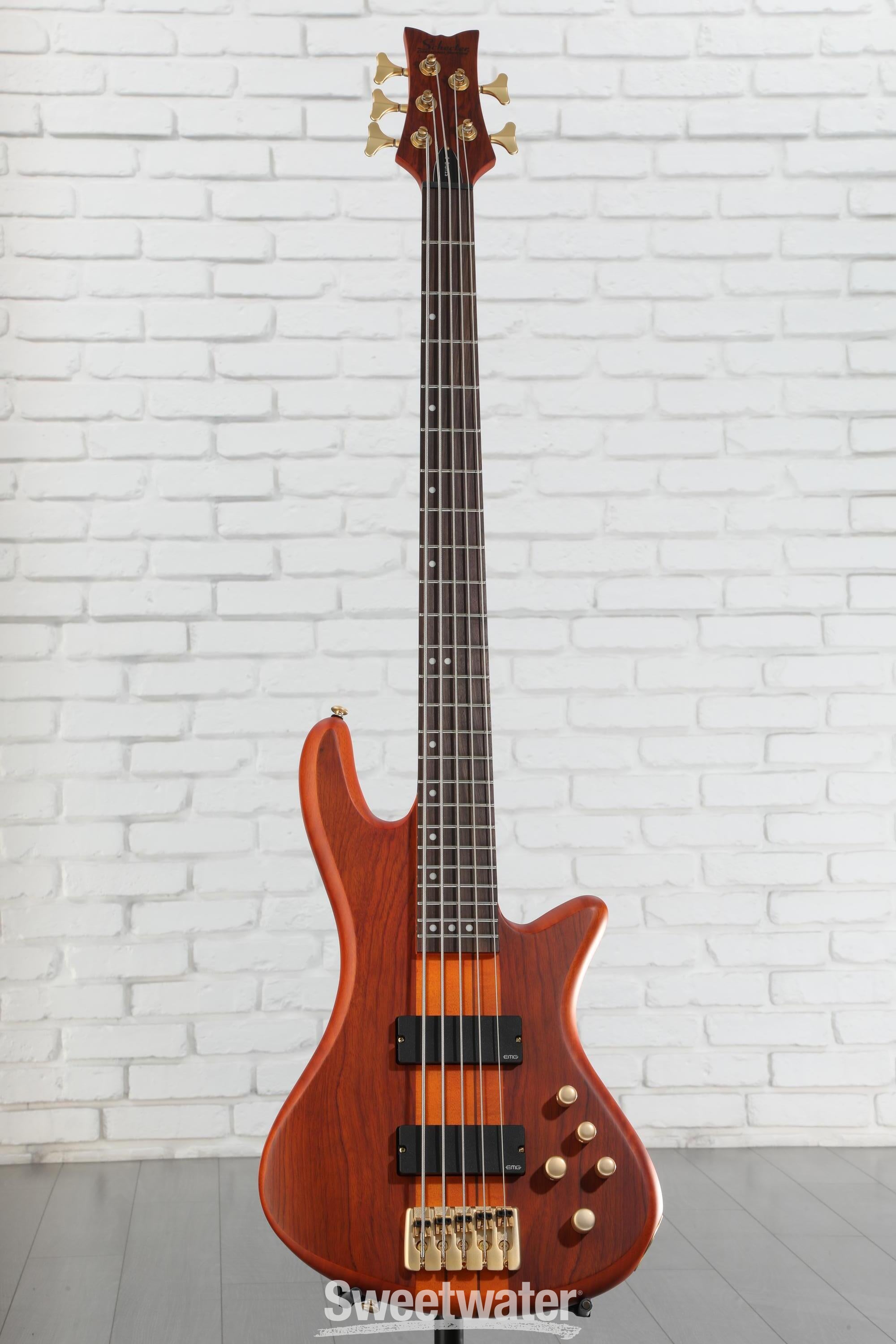 SCHECTER STILETTO STUDIO 5 [5弦ベース] Amazon.com: Schecter Stiletto Studio 5 Bass Guitar - See