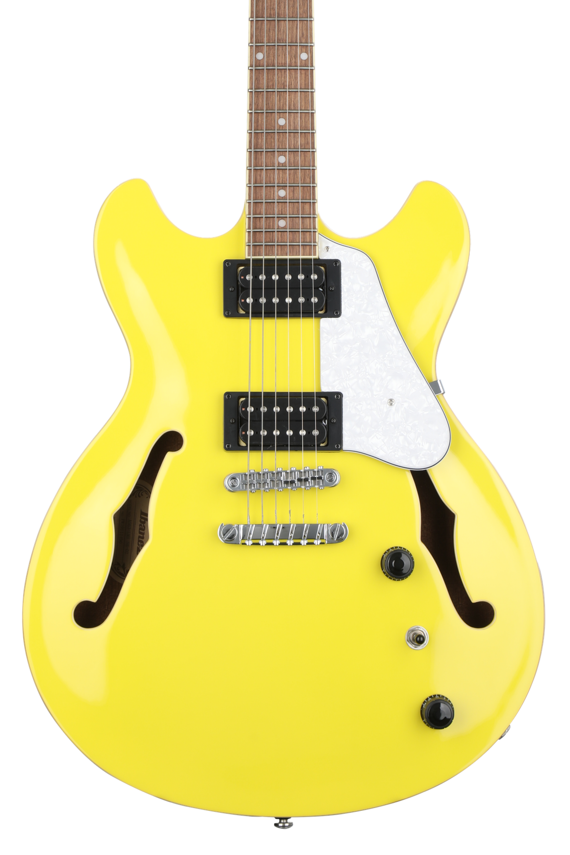 Ibanez Artcore Vibrante AS63 - Lemon Yellow | Sweetwater