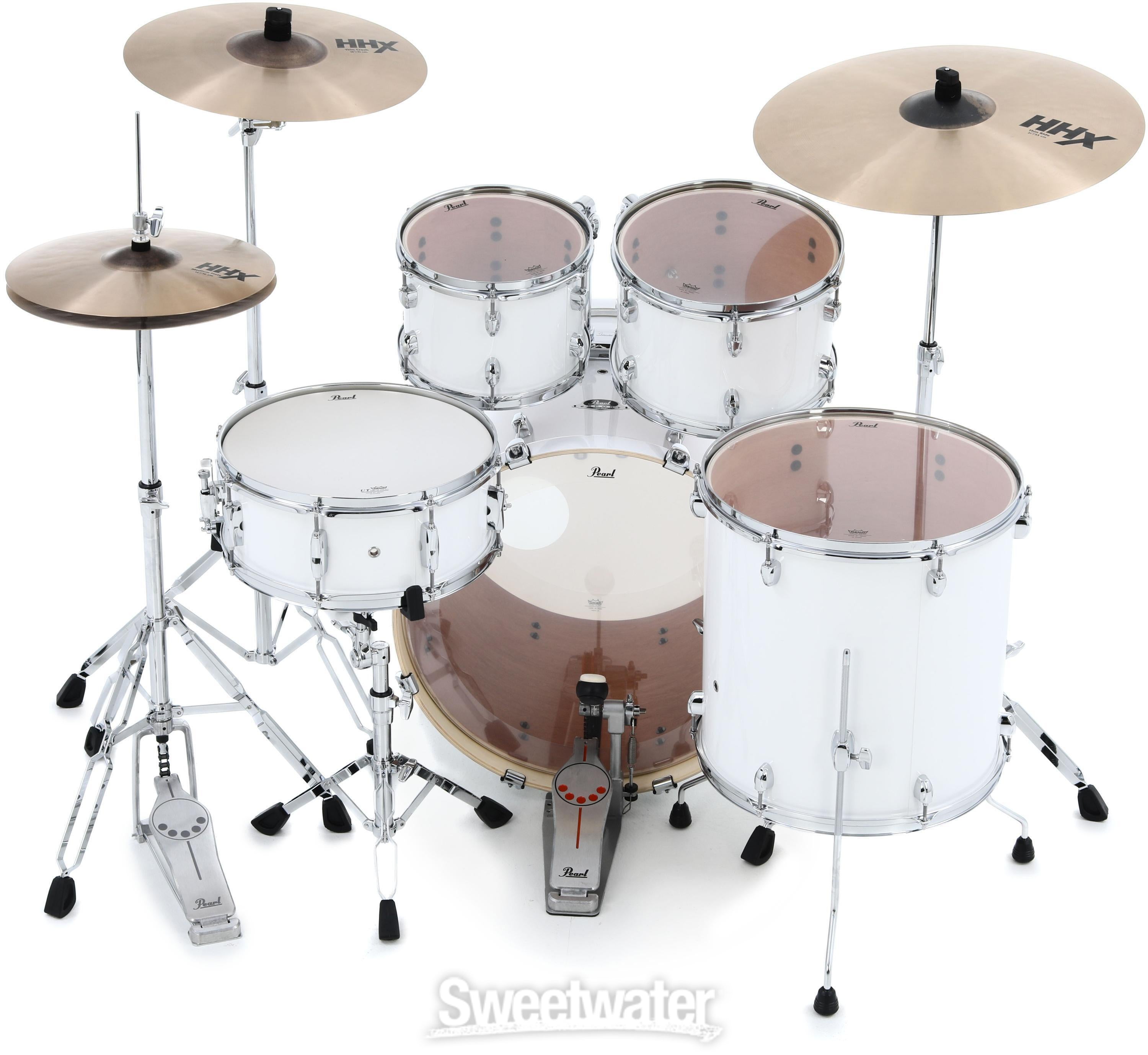 Pearl Export EXX725S/C 5-piece Drum Set with Hardware - Pure White