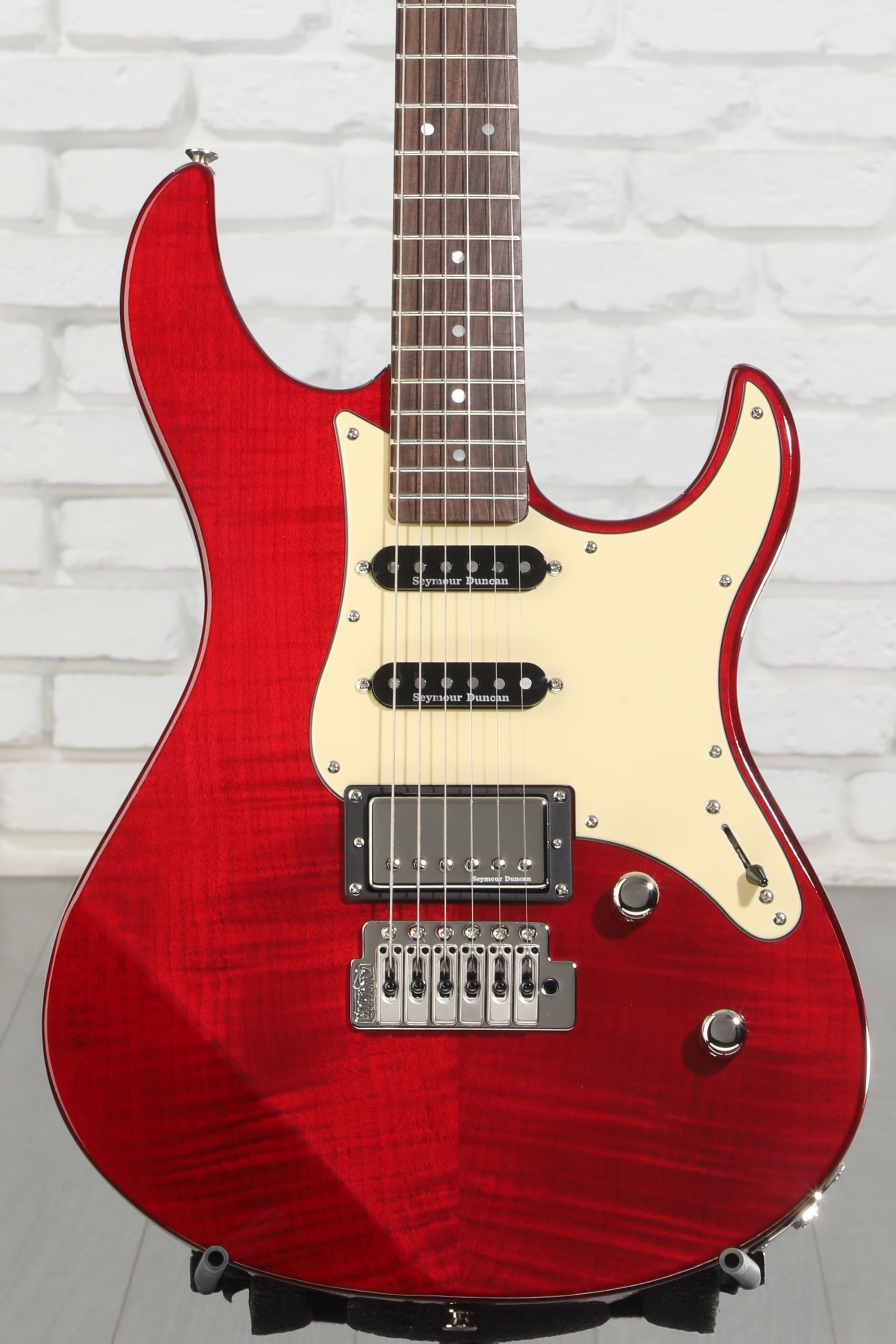 Yamaha PAC612VIIFMX Pacifica Electric Guitar - Fired Red | Sweetwater