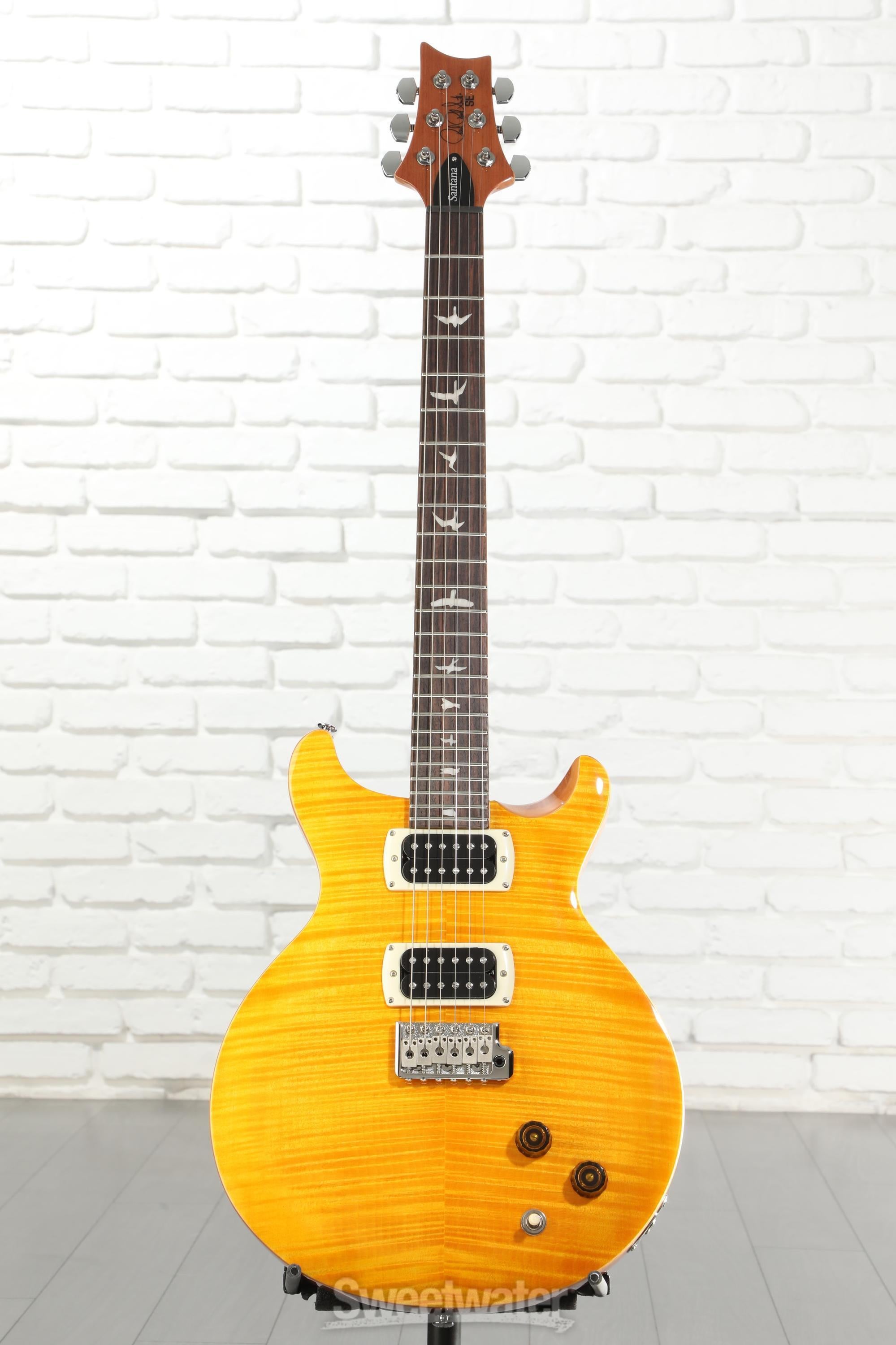 PRS SE Santana Electric Guitar - Santana Yellow | Sweetwater